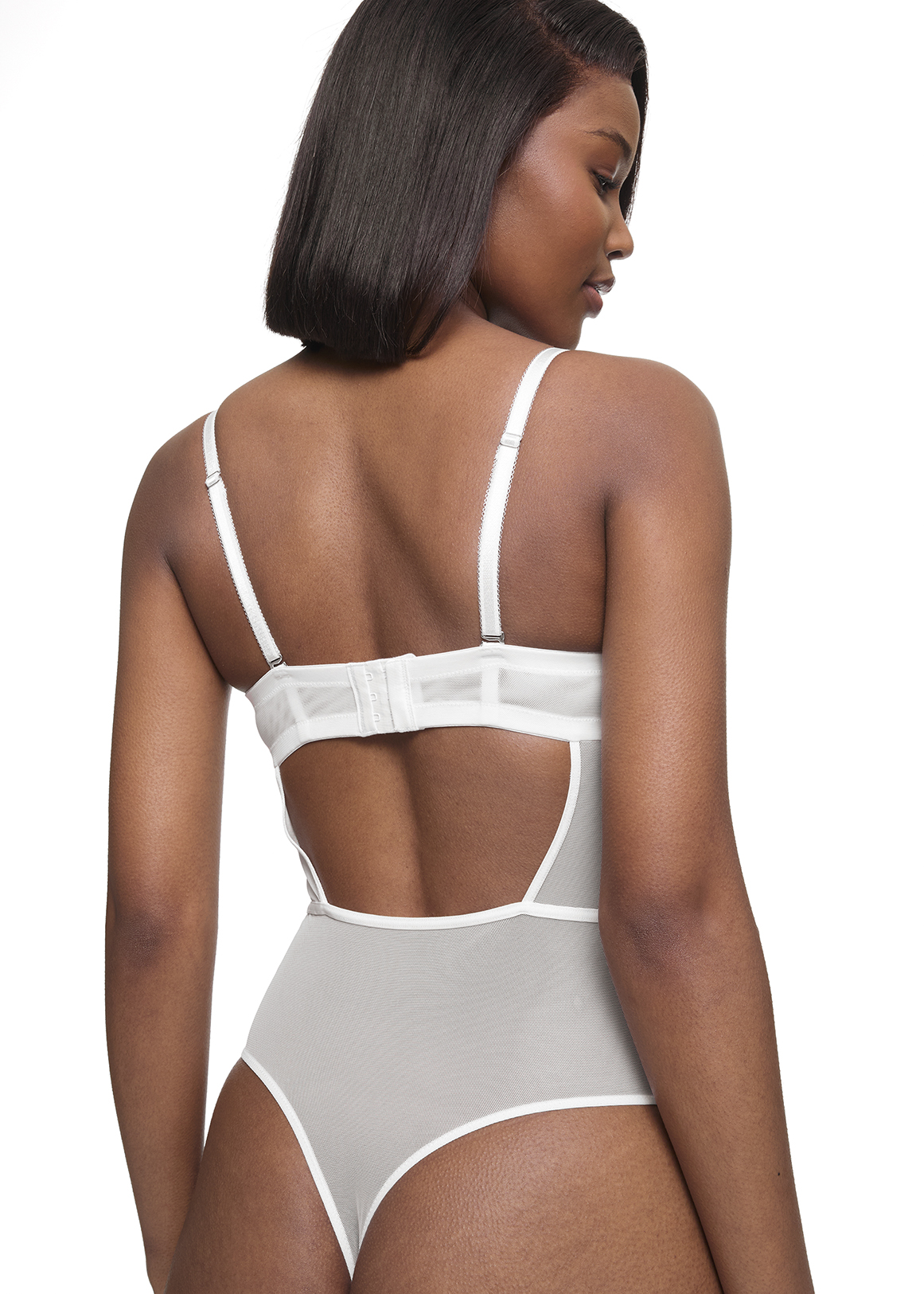 Bridal Lace Padded Underwire Bodysuit B - D | Woolworths.co.za