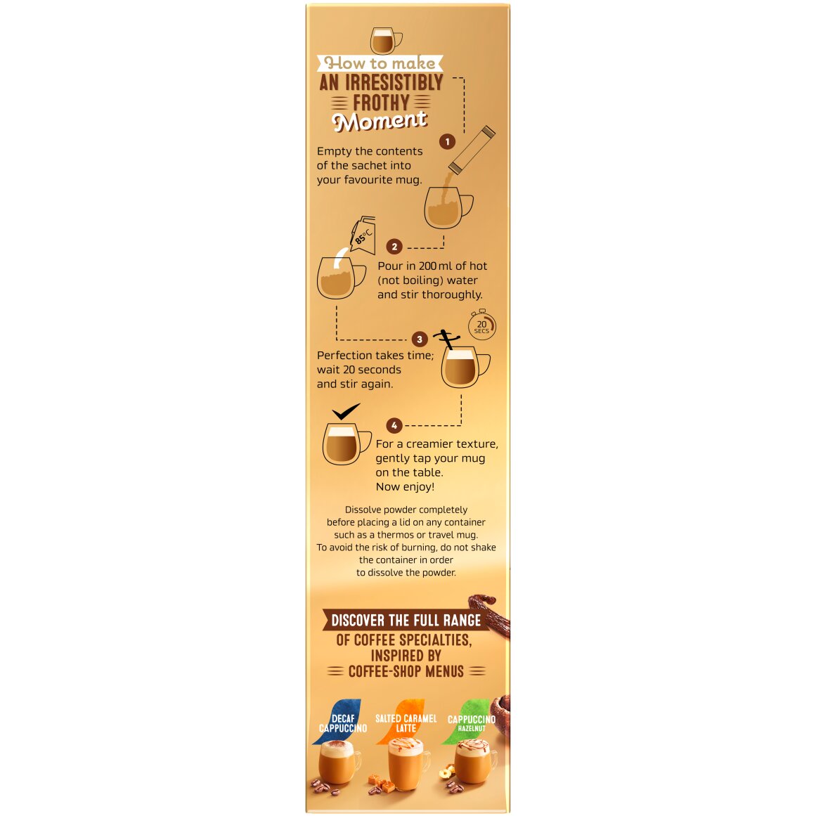 Nescafé Vanilla Latté Sachets 10 x 18.5 g | Woolworths.co.za
