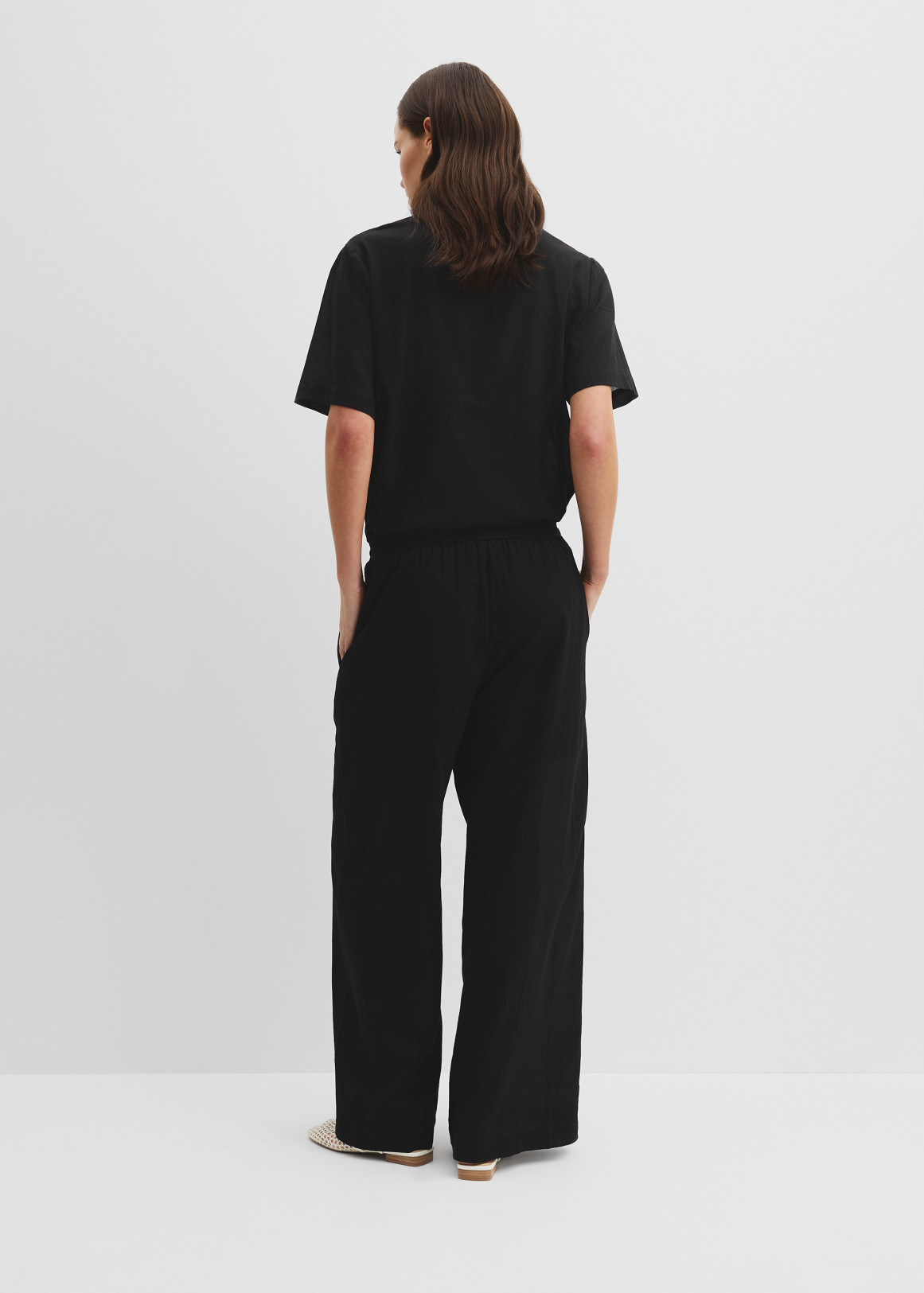 Textured Cotton Pant | Woolworths.co.za