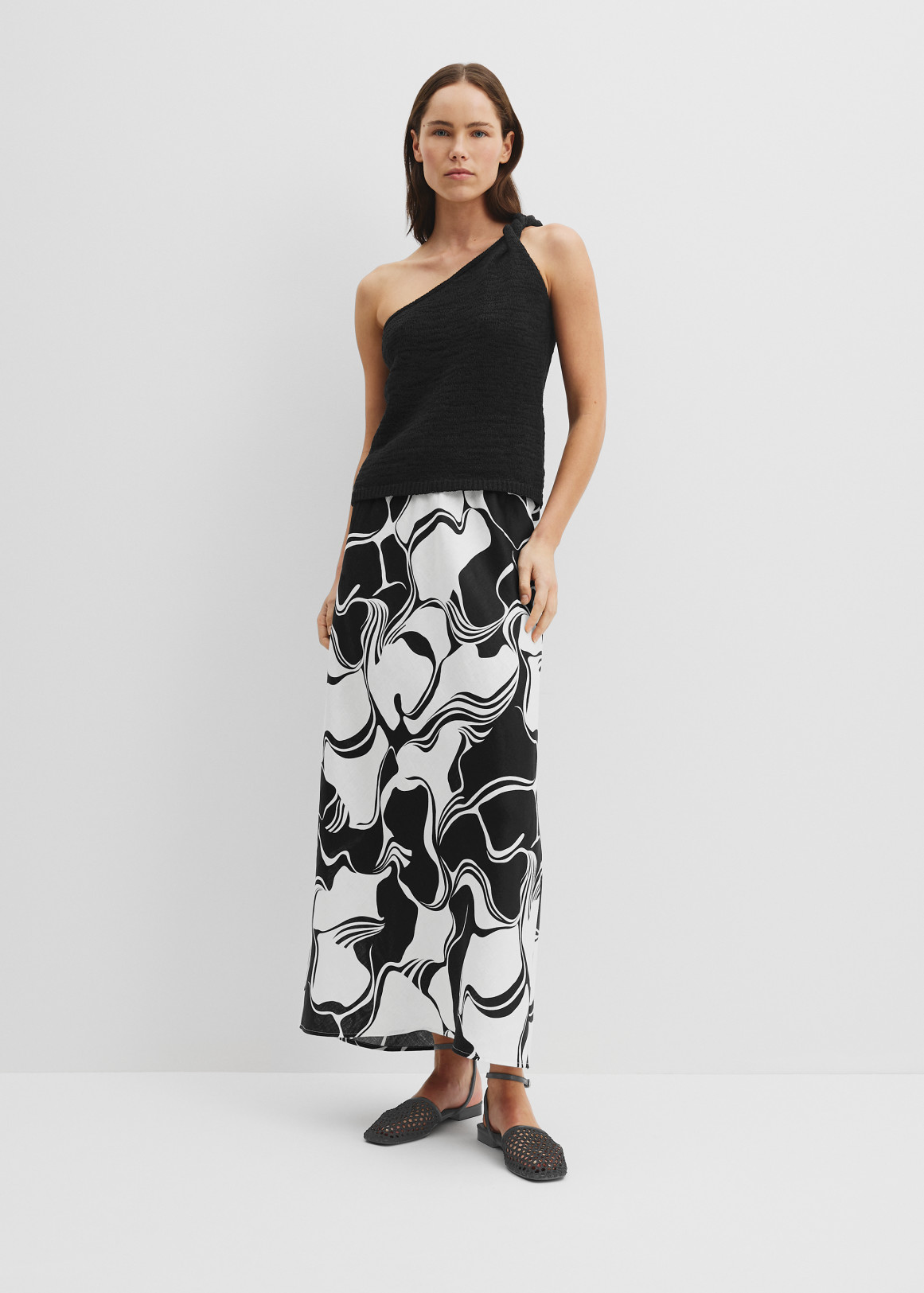 Asymmetrical Twist Knit Tank | Woolworths.co.za