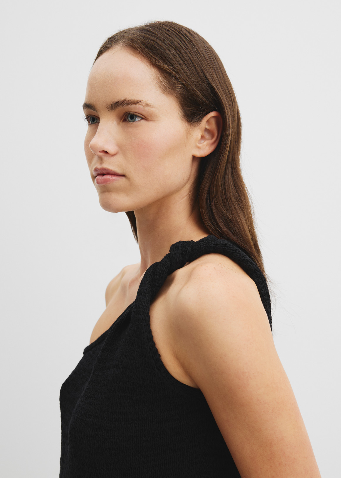 Asymmetrical Twist Knit Tank | Woolworths.co.za