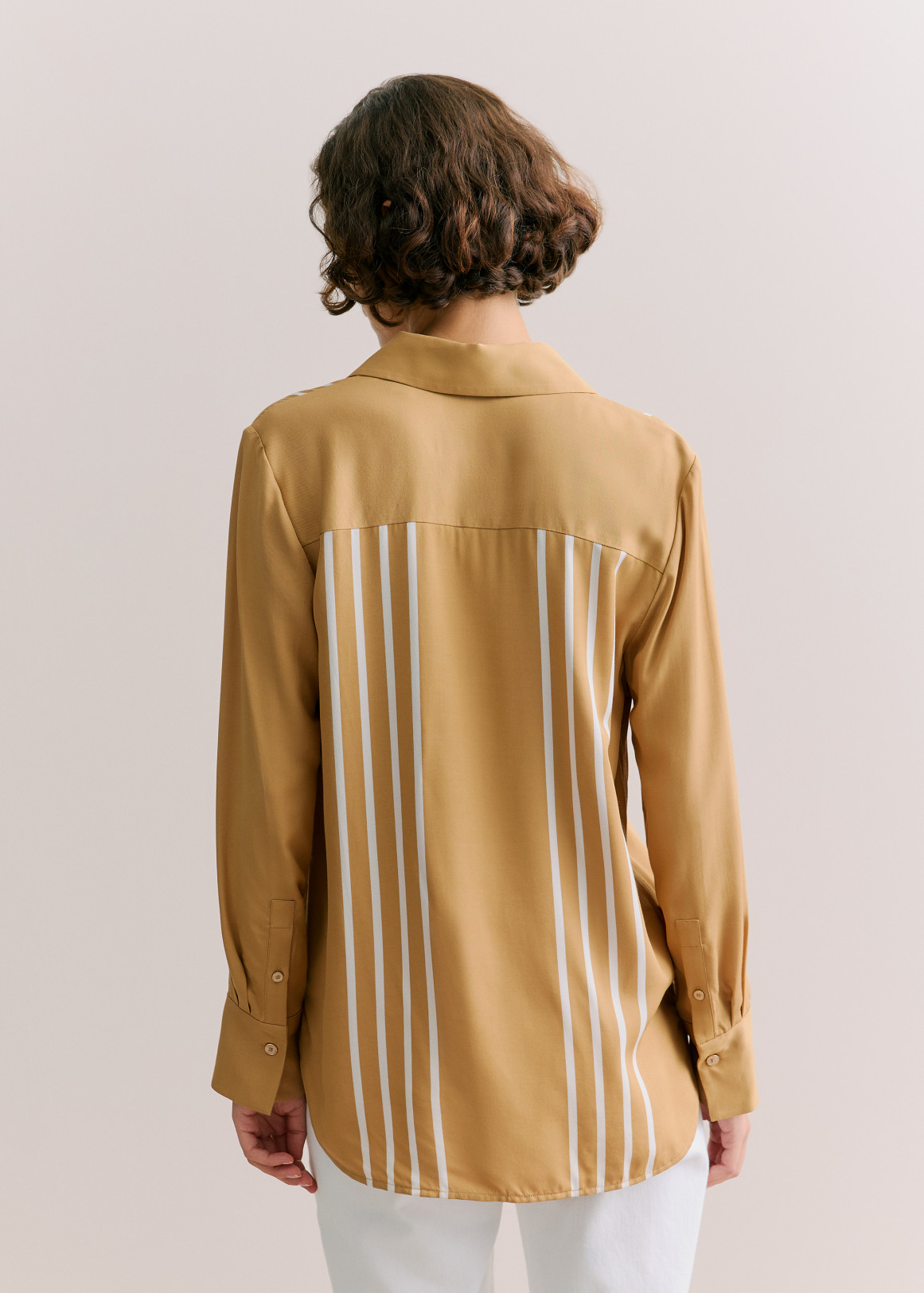 Mini Twill Column Stripe Shirt | Woolworths.co.za