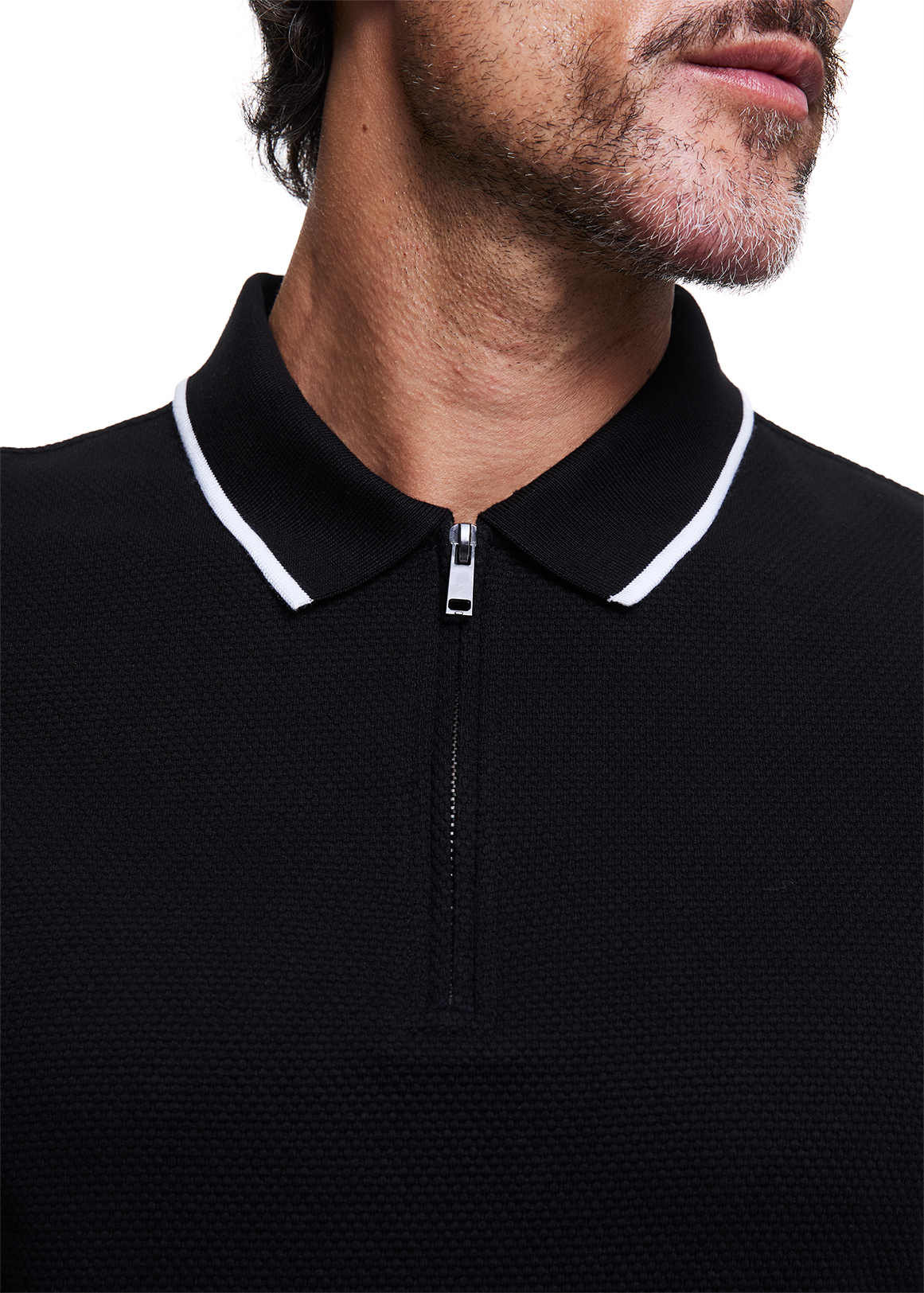 Smart Slim Fit Zip Golfer | Woolworths.co.za