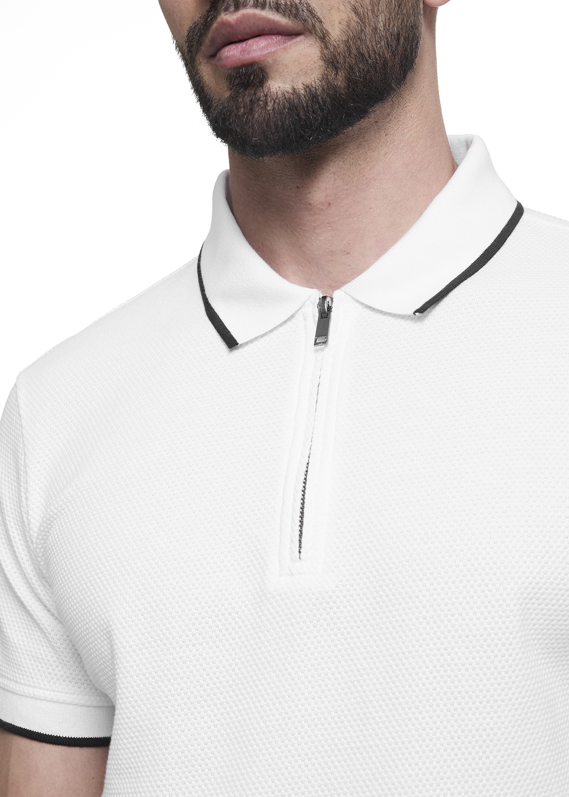 Smart Slim Fit Zip Golfer | Woolworths.co.za