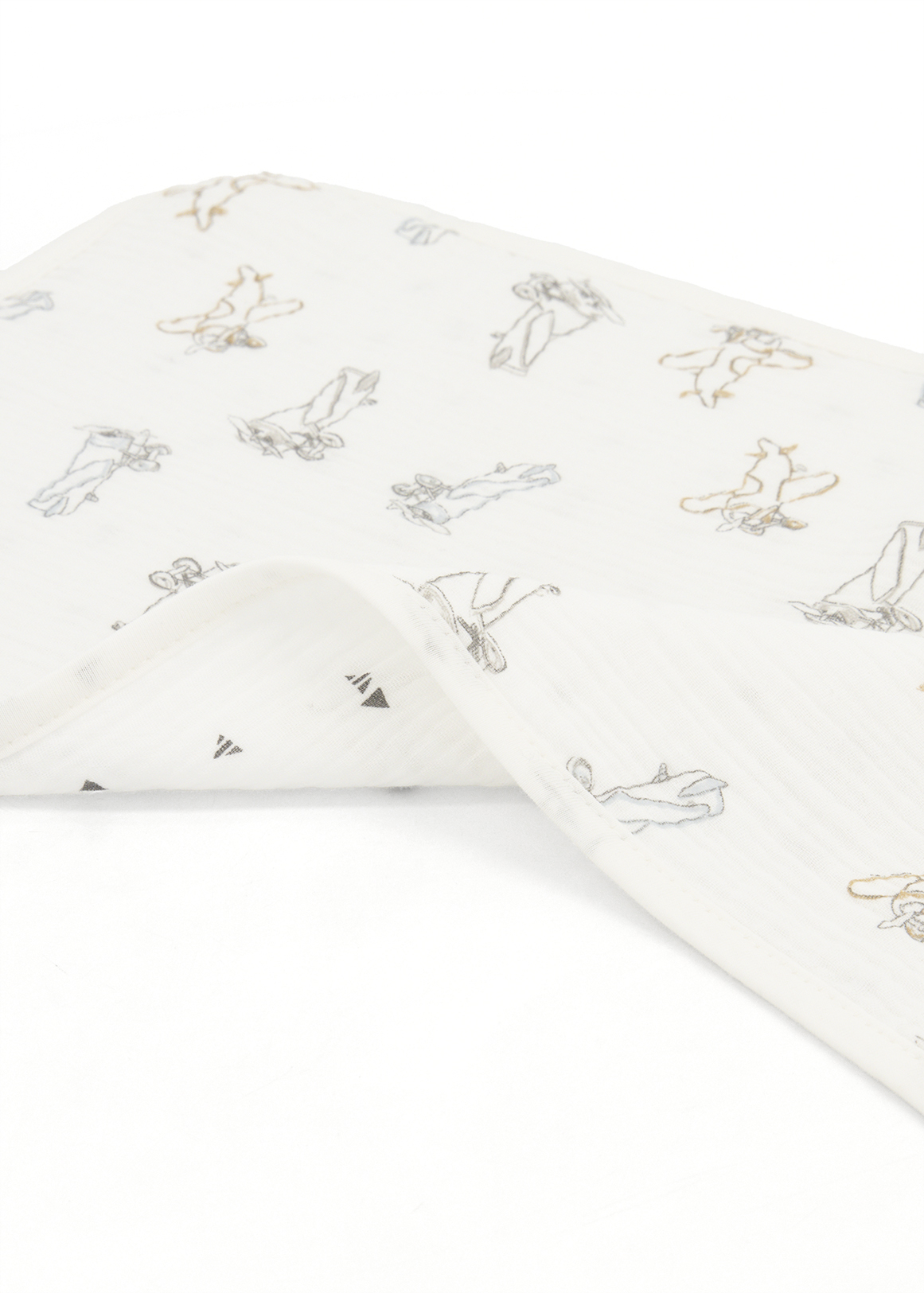 Planes Cotton Muslin Burp Cloths Pack