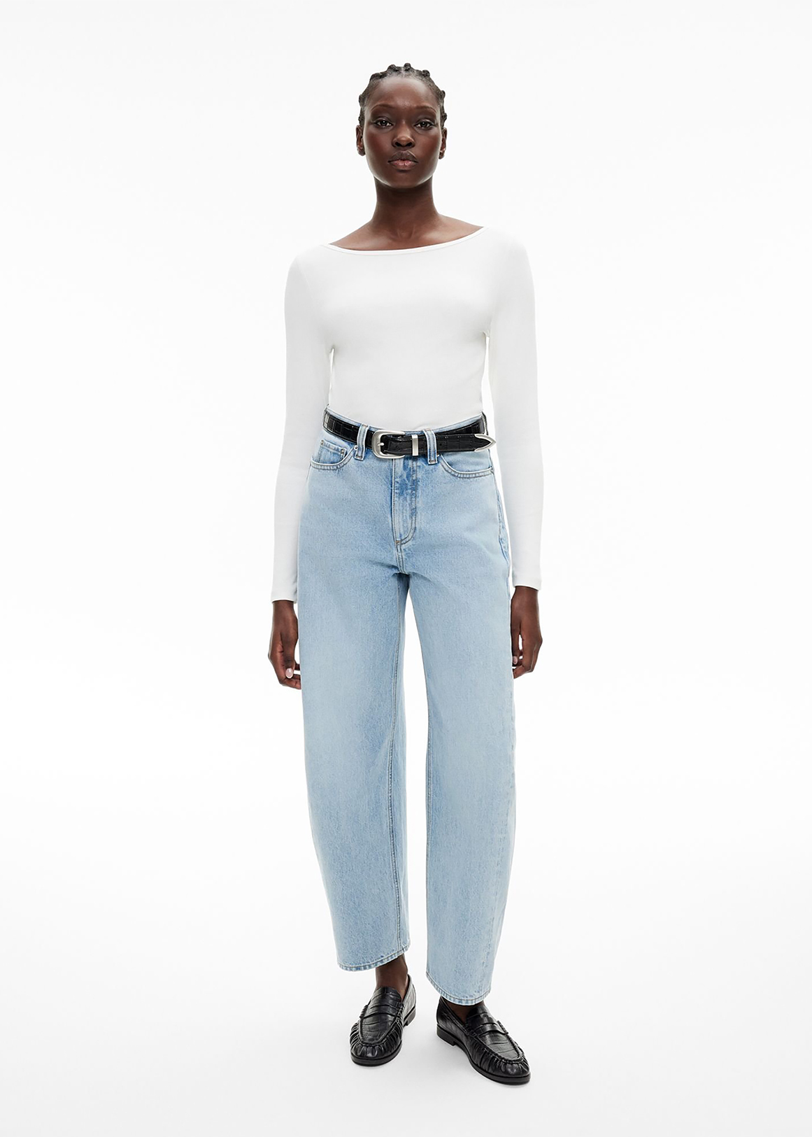 Rib Boat Neck Top | Woolworths.co.za