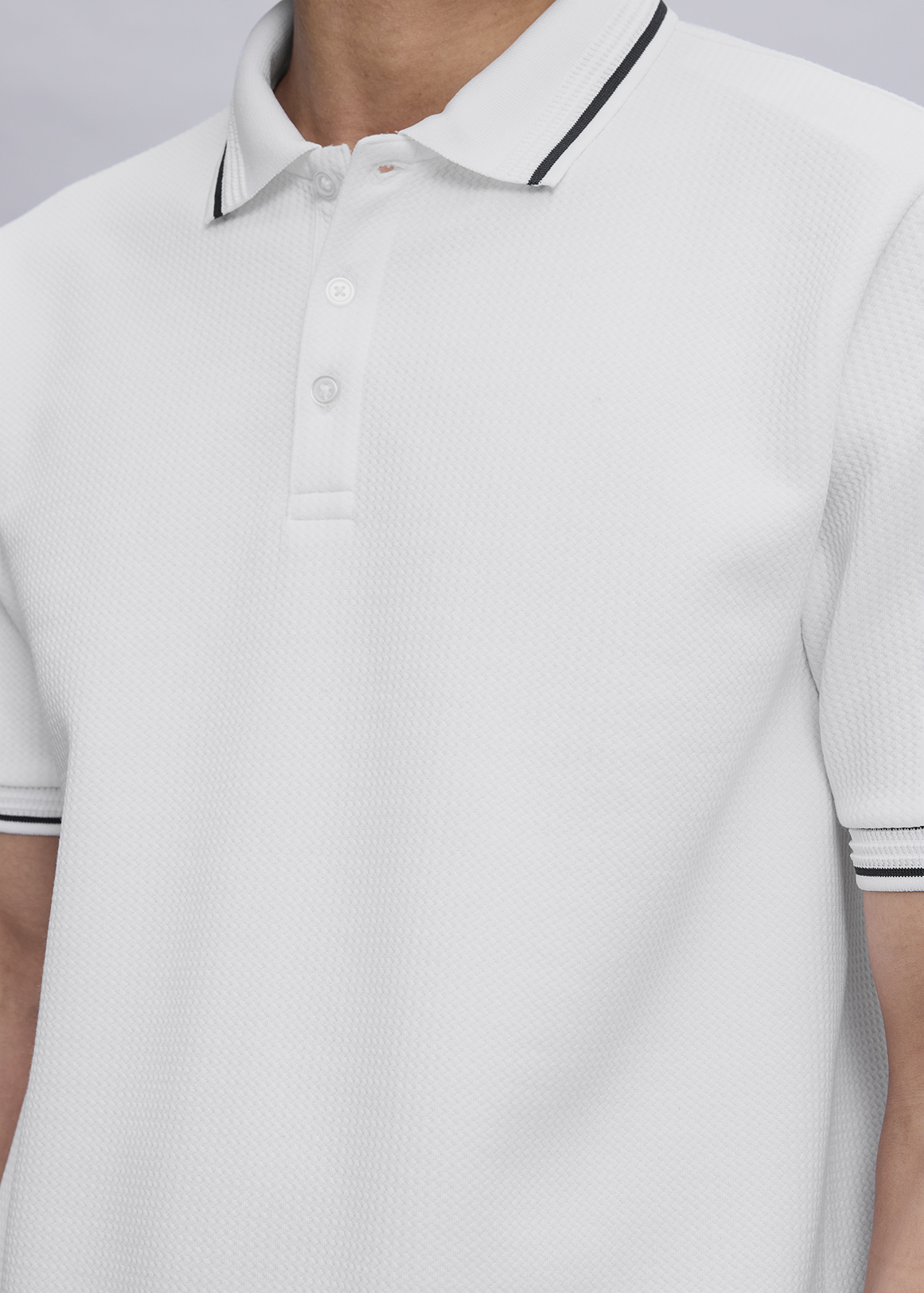 Tipped Textured Stretch Golfer | Woolworths.co.za