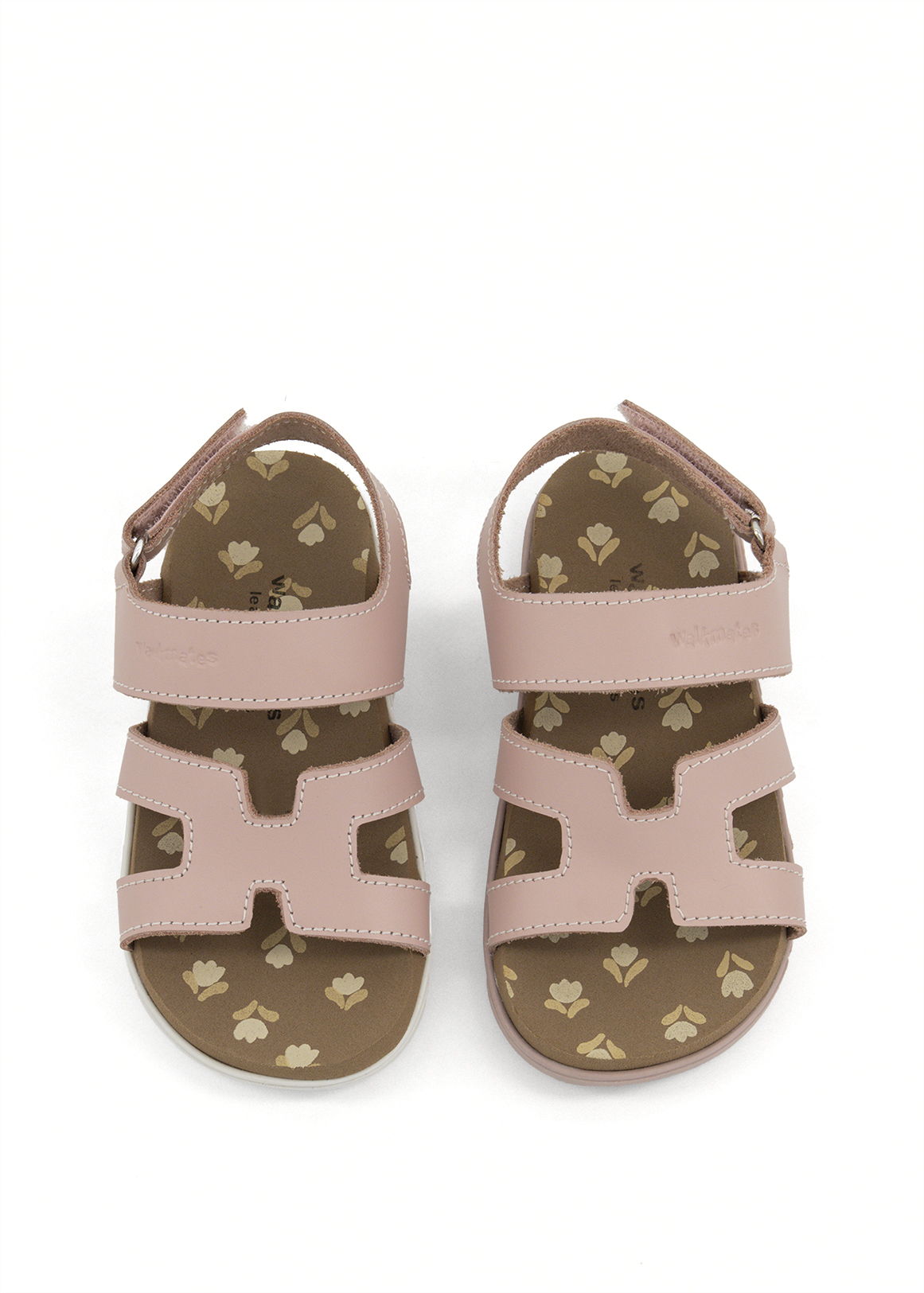 Leather H-Bar Comfort Sandals (Size 4-13) Younger Girl