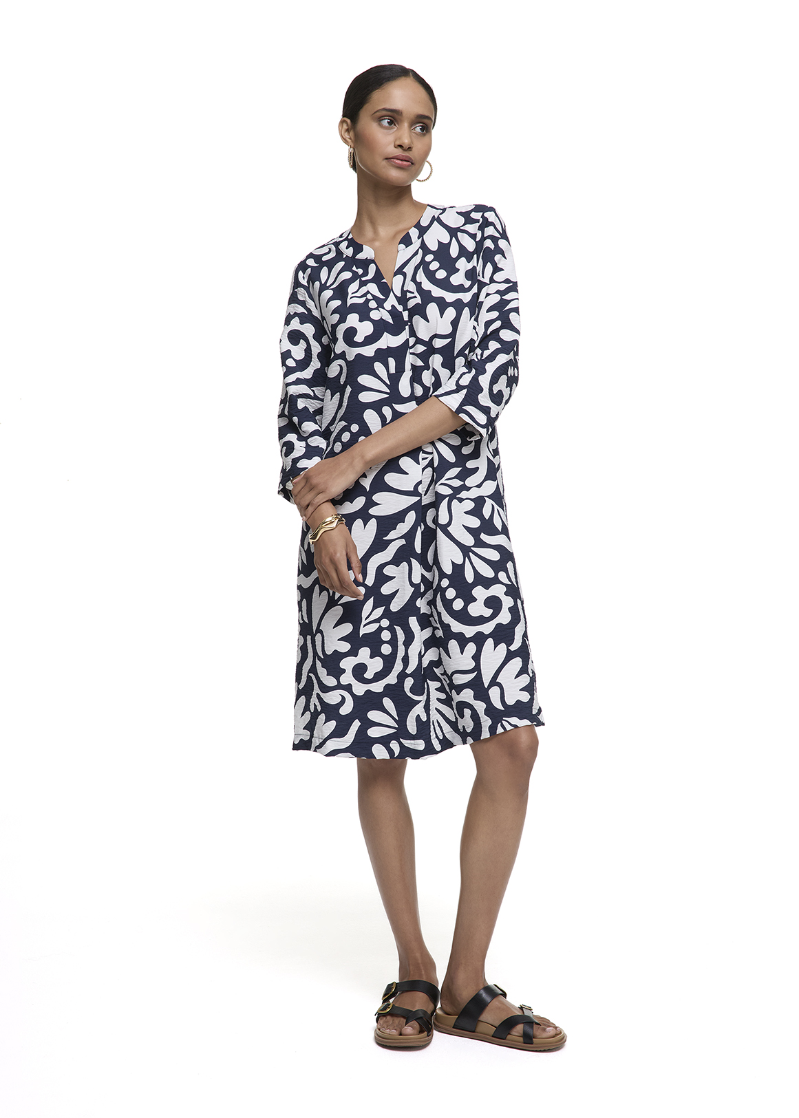 Split Mandarin Tunic Dress | Woolworths.co.za