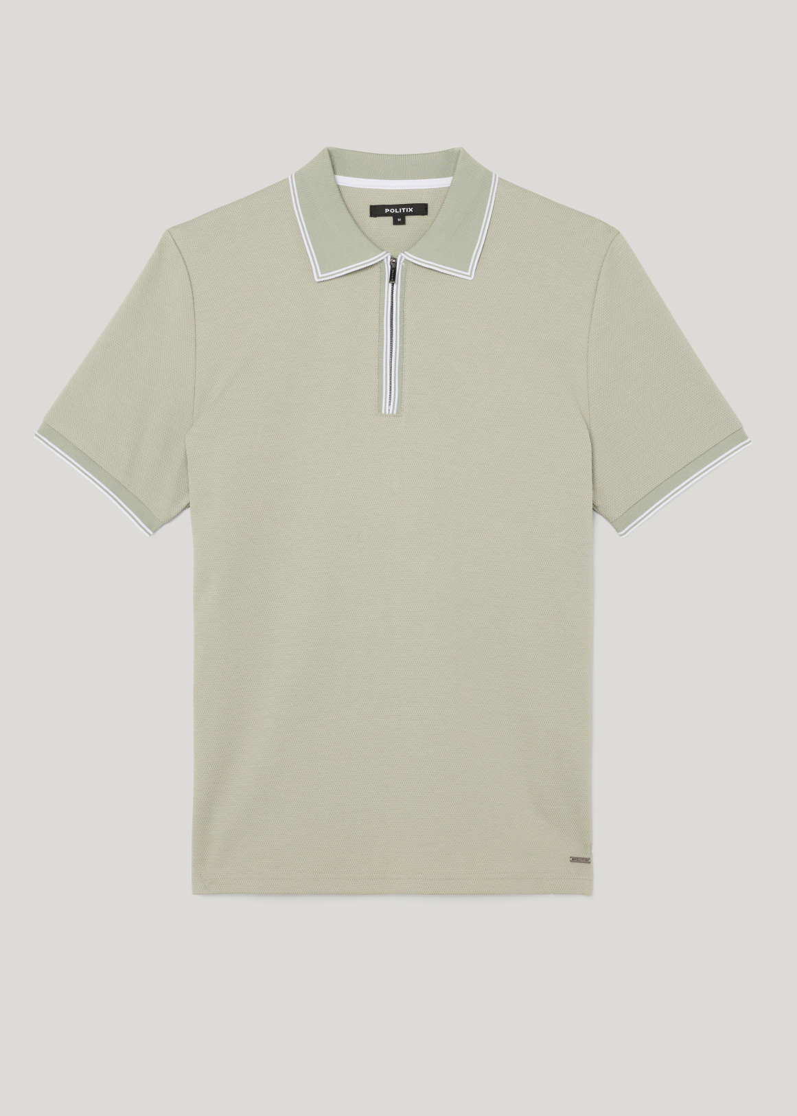 トップス unfil / Cotton Polo Shirt size 5 Textured Zip Collar Polo | Woolworths.co.za