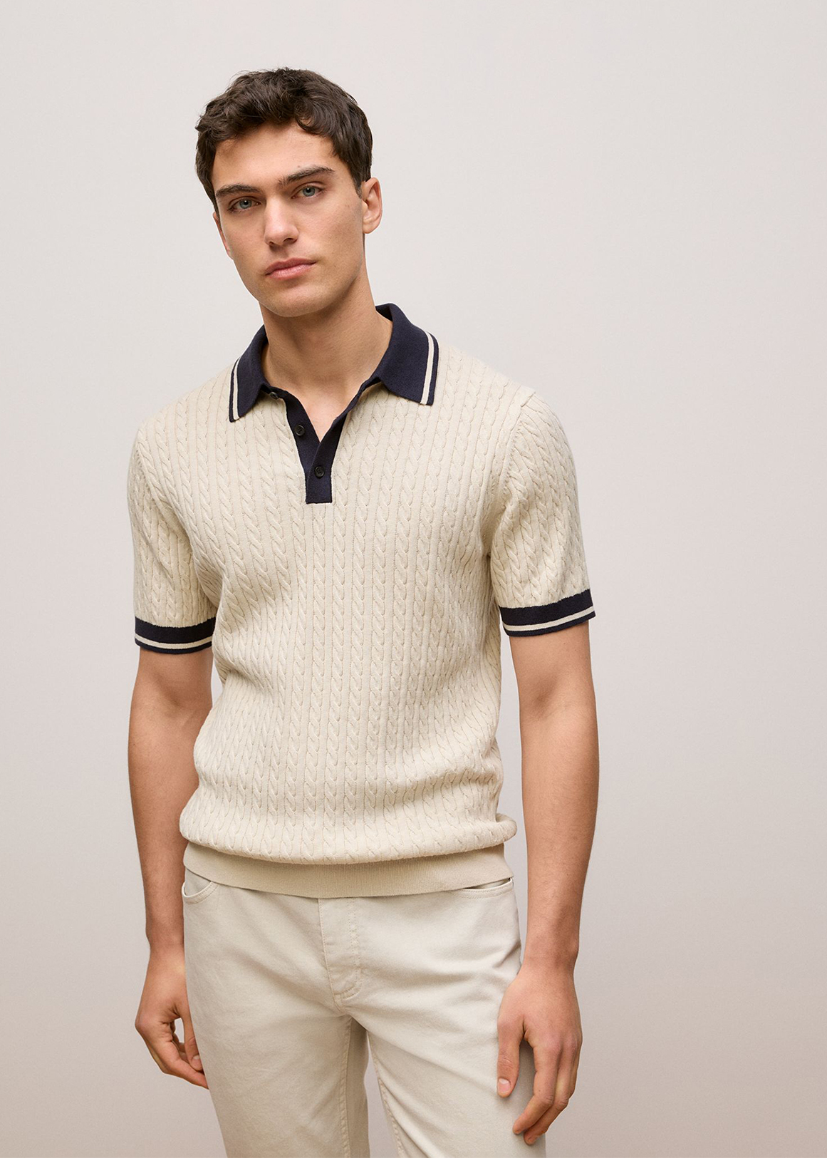 完売 The toe HERALD SHORT SLEEVE POLO KNIT Herald Short Sleeve Polo Knit – THE TOÉ