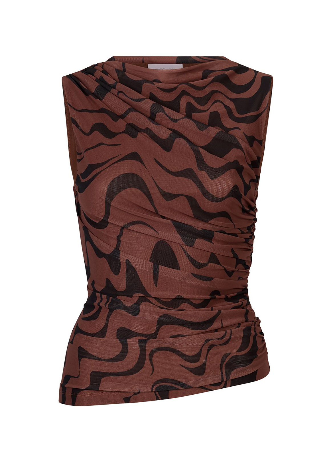 Mesh Drape Tank Top | Woolworths.co.za