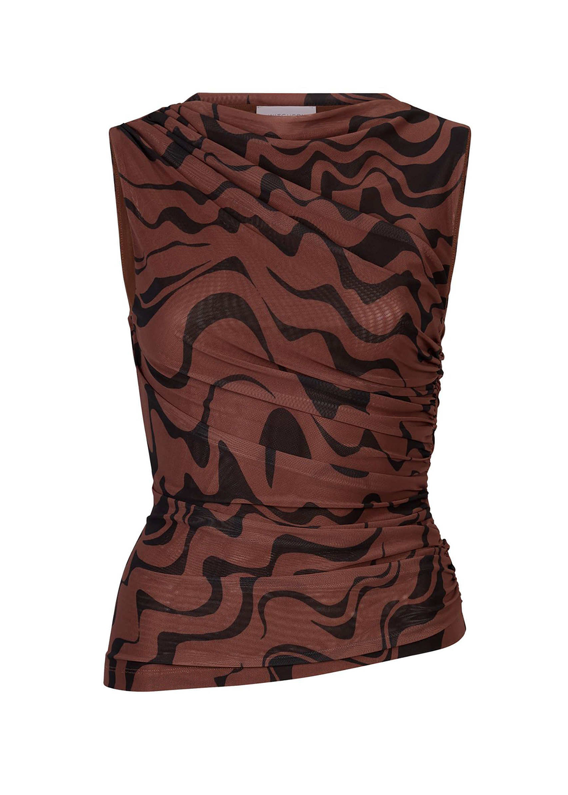 Mesh Drape Tank Top | Woolworths.co.za