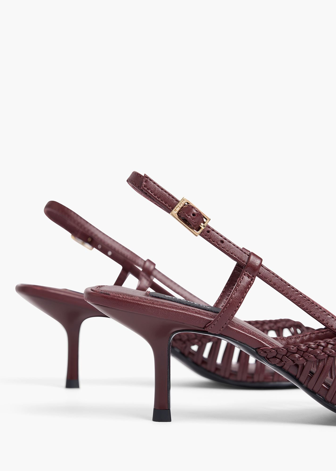 Burgundy Topshop Nicole Strap Sandals Topshop Wide Fit Heels Best Sale