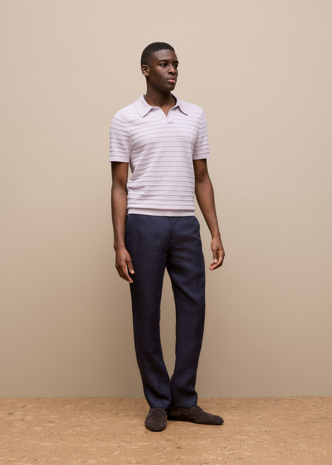 Cotton Silk Textured Polo | Woolworths.co.za