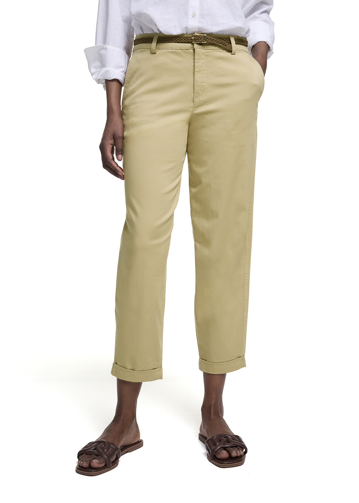 Belted Twill Chinos | Woolworths.co.za