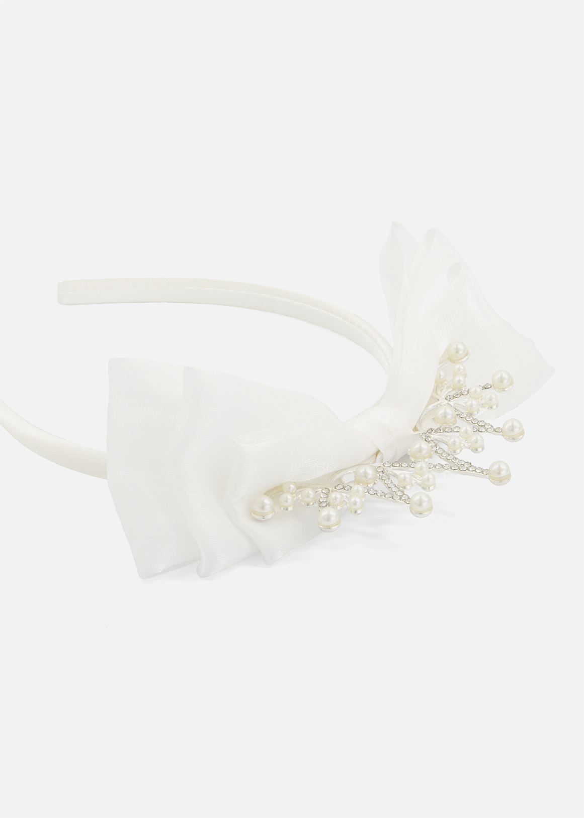 Bow Faux Pearl Tiara Alice Band | Woolworths.co.za