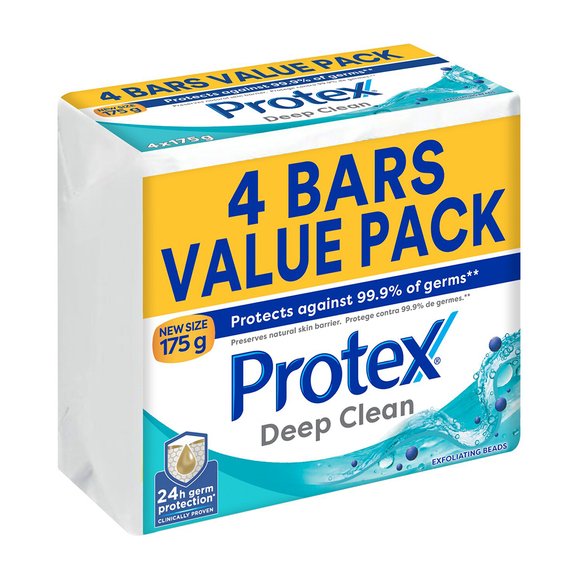 Protex Deep Clean AntiGerm Soap Bar Pack 4 x 175 g | Woolworths.co.za