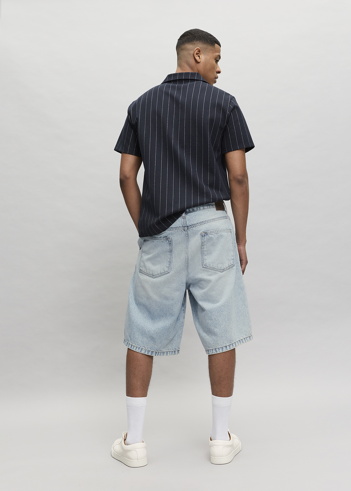 Longline Baggy Denim Shorts | Woolworths.co.za