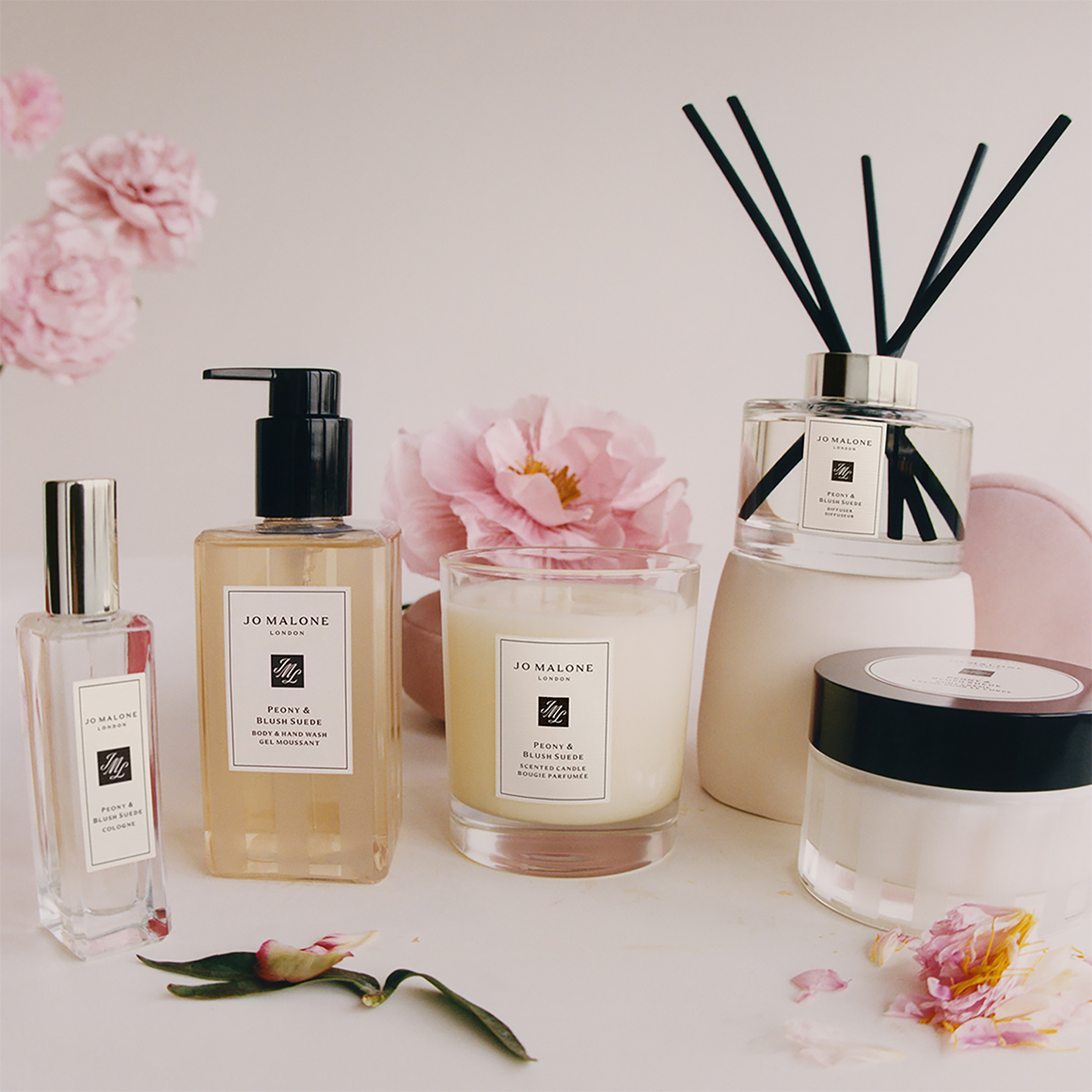 Peony & Blush Suede Home Classic Candle | Woolworths.co.za