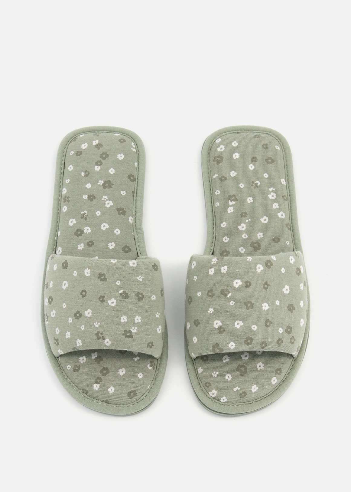 Floral Band Slippers