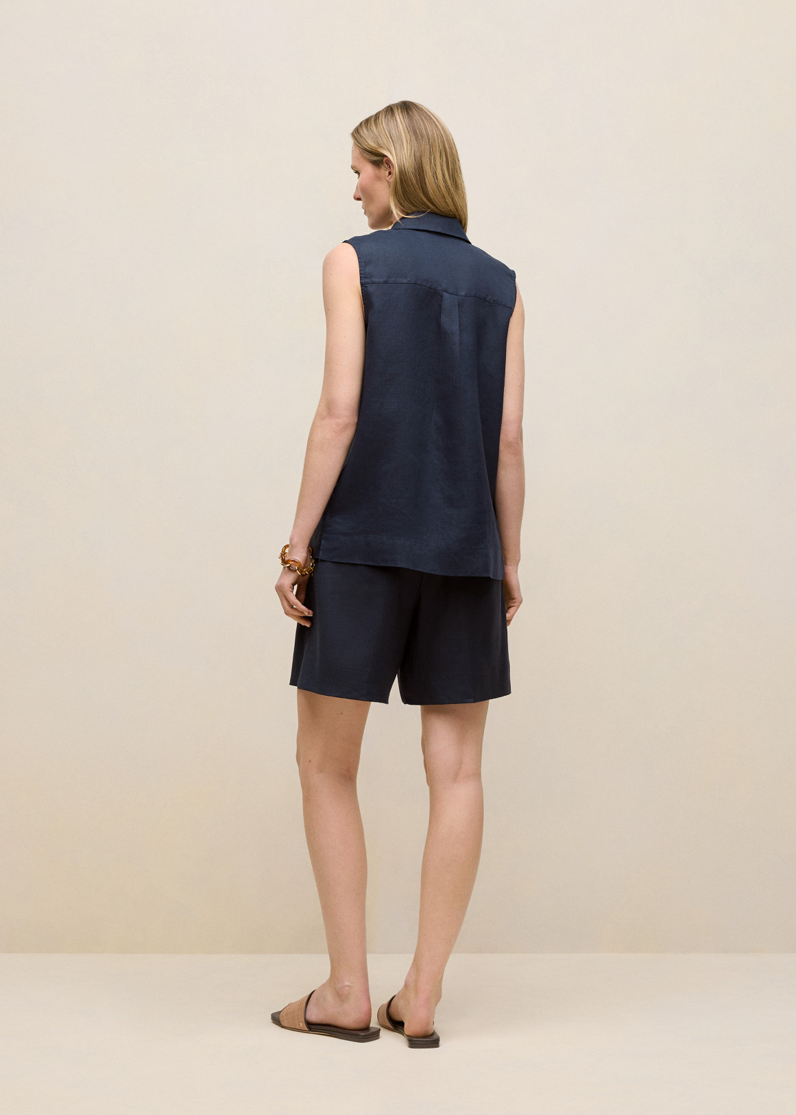 トップス SUMMER WOOL SLEEVELESS SHIRT Sleeveless Linen Shirt | Woolworths.co.za