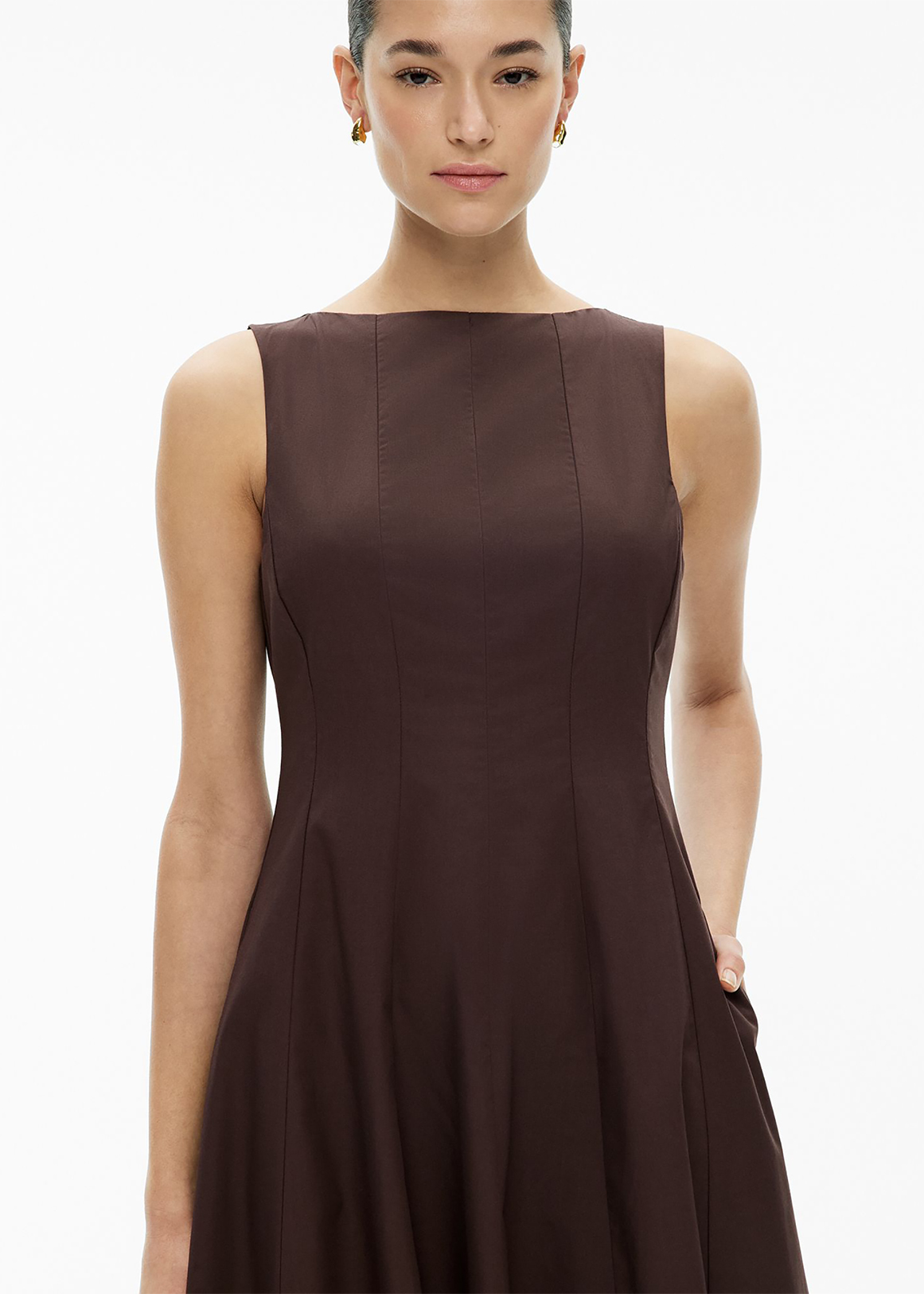Panelled Midi Dress | Woolworths.co.za