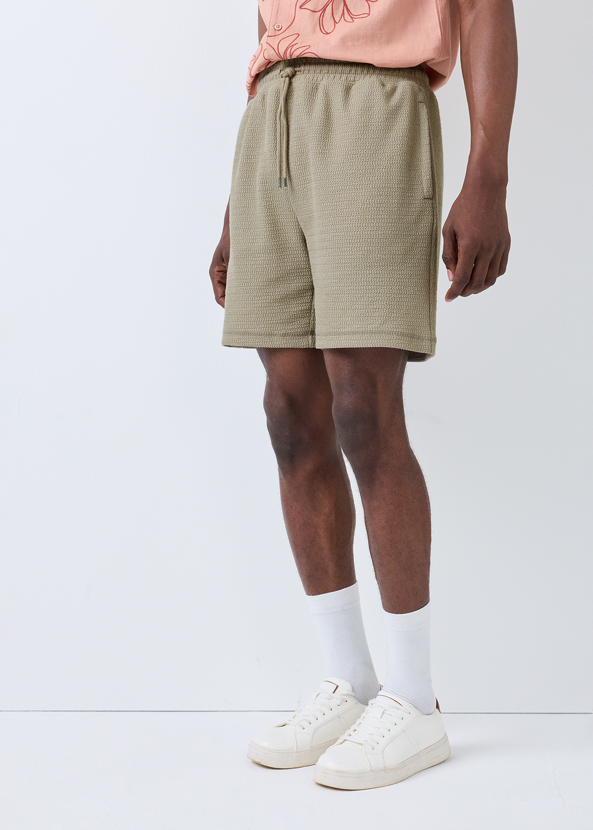 Textured Relaxed Fit Shorts | Woolworths.co.za