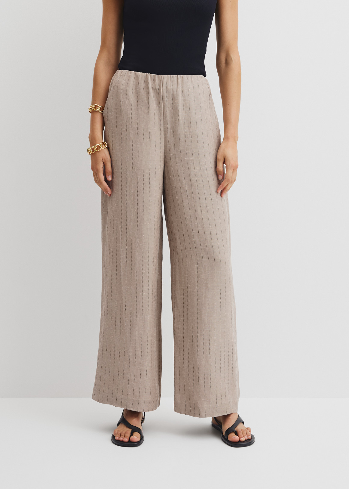 Gathered Stripe Pant | Woolworths.co.za