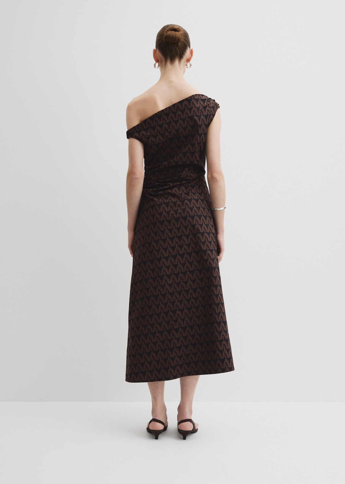 woolworths ladies dresses Midi Dress Black Print Off-Shoulder Midi Dress Alpha Kappa Alpha Sorority Apparel