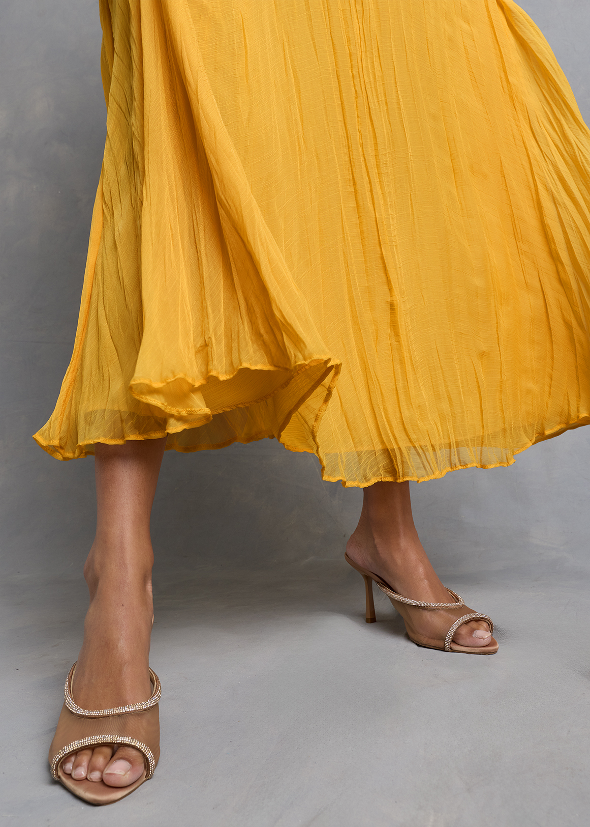 Crinkled A-line Maxi Skirt | Woolworths.co.za