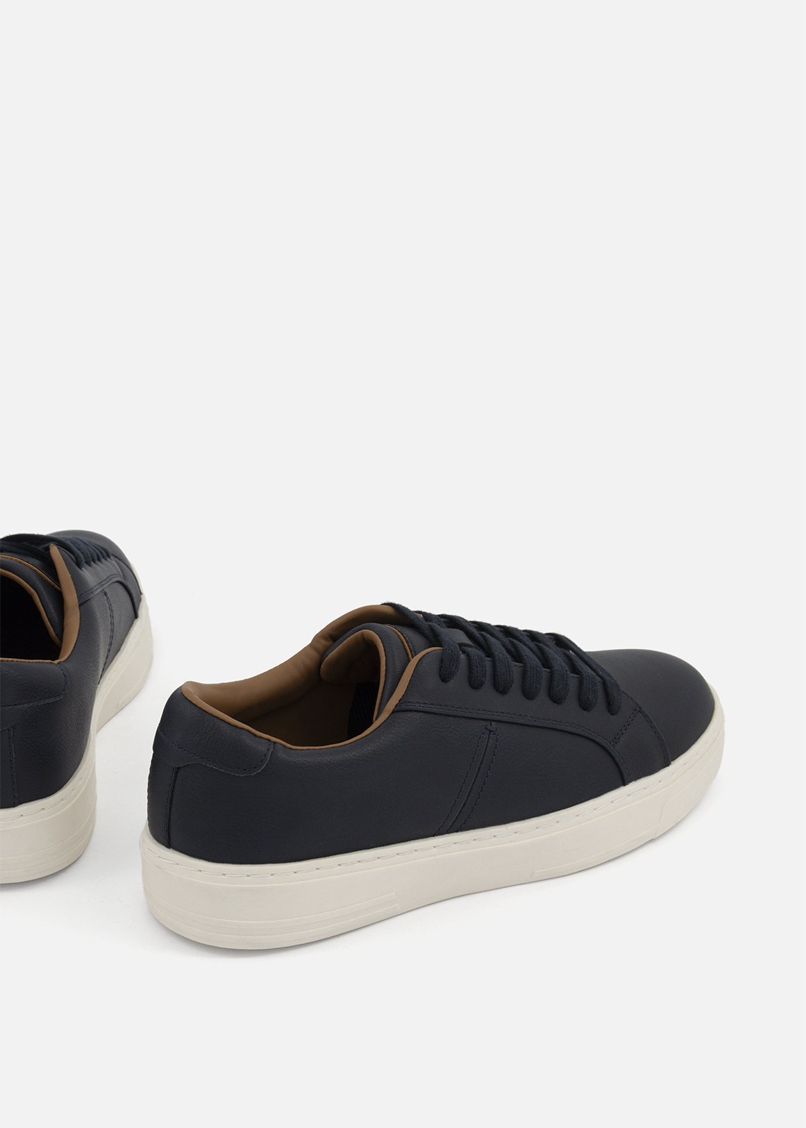 Faux Leather Court Sneakers | Woolworths.co.za