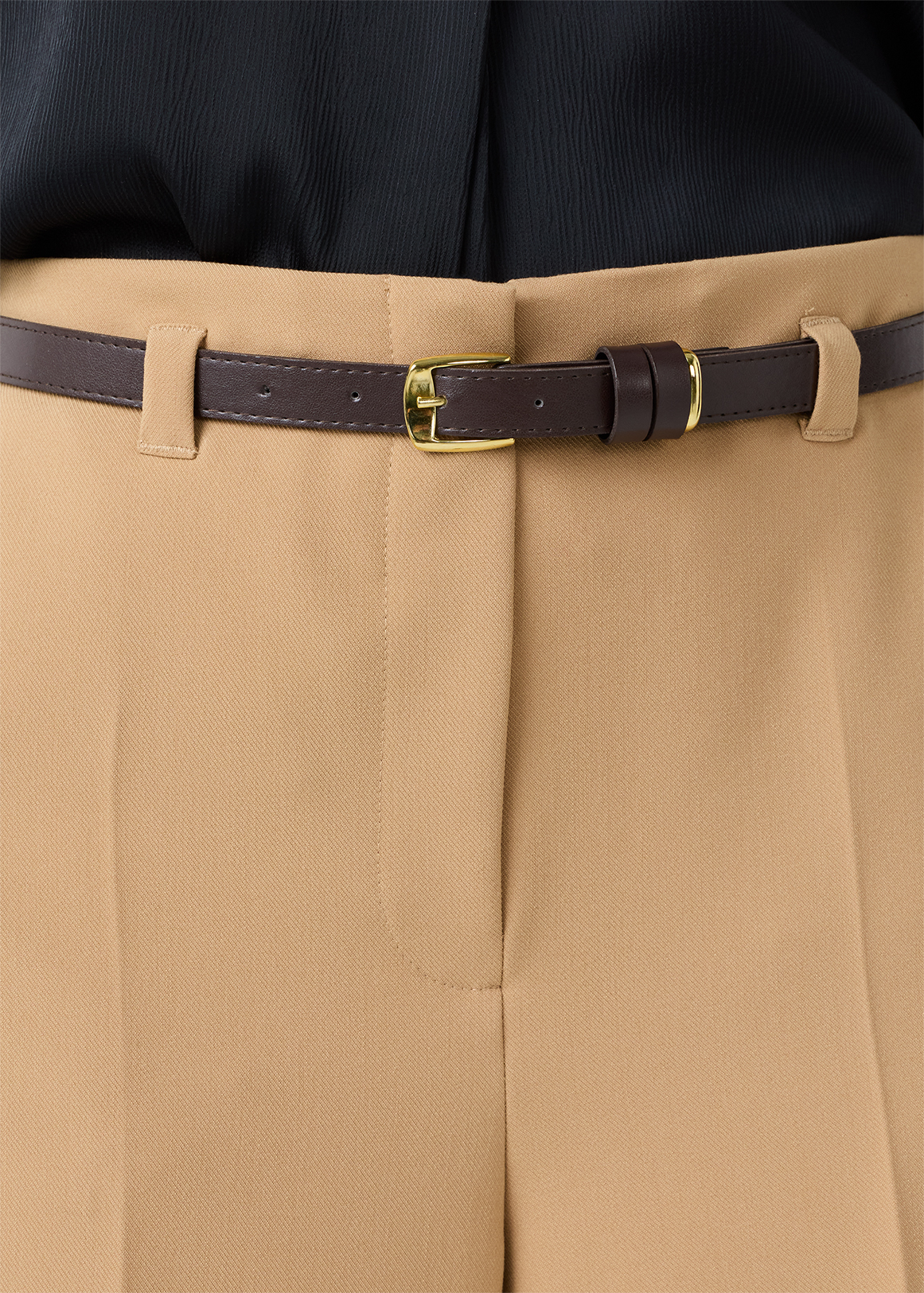 Belted Relaxed Fit Wide Leg Pants | Woolworths.co.za