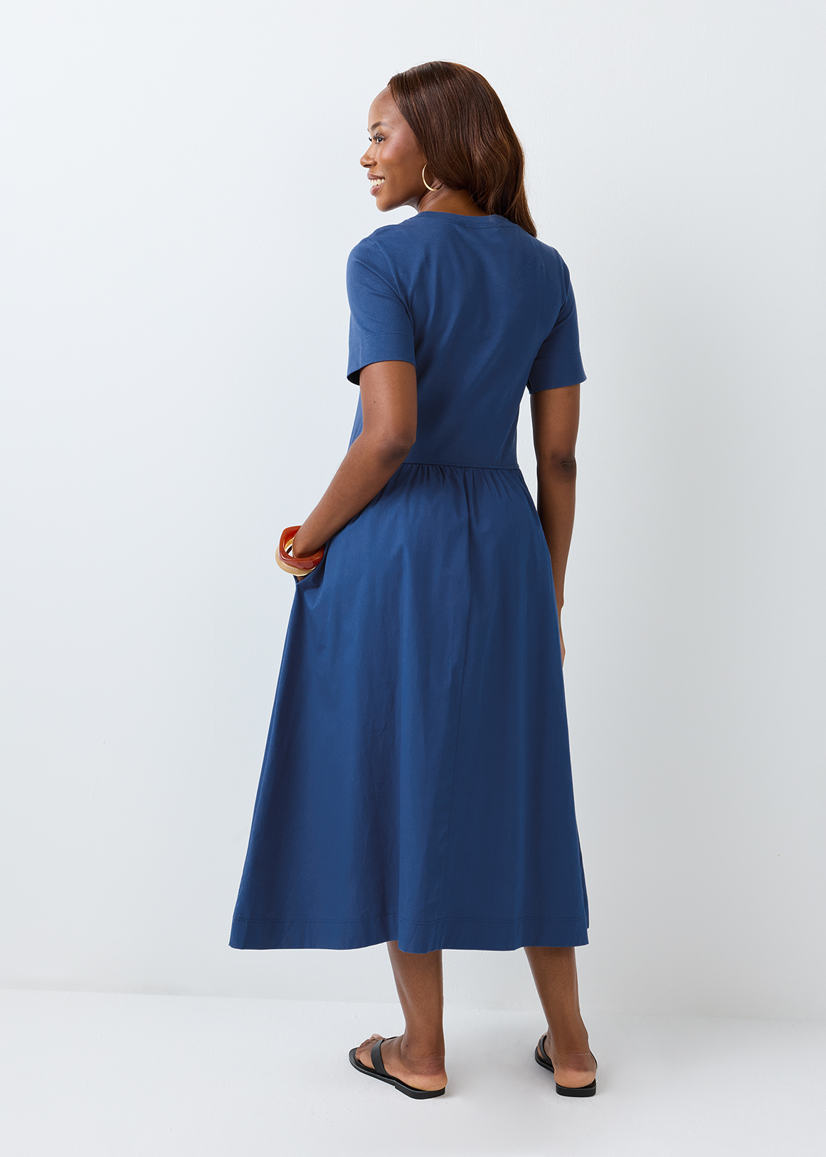 【極美品】アーデム 2024 Fit And Flare Shirt Dress Cotton Fit & Flare Midi Dress | Woolworths.co.za