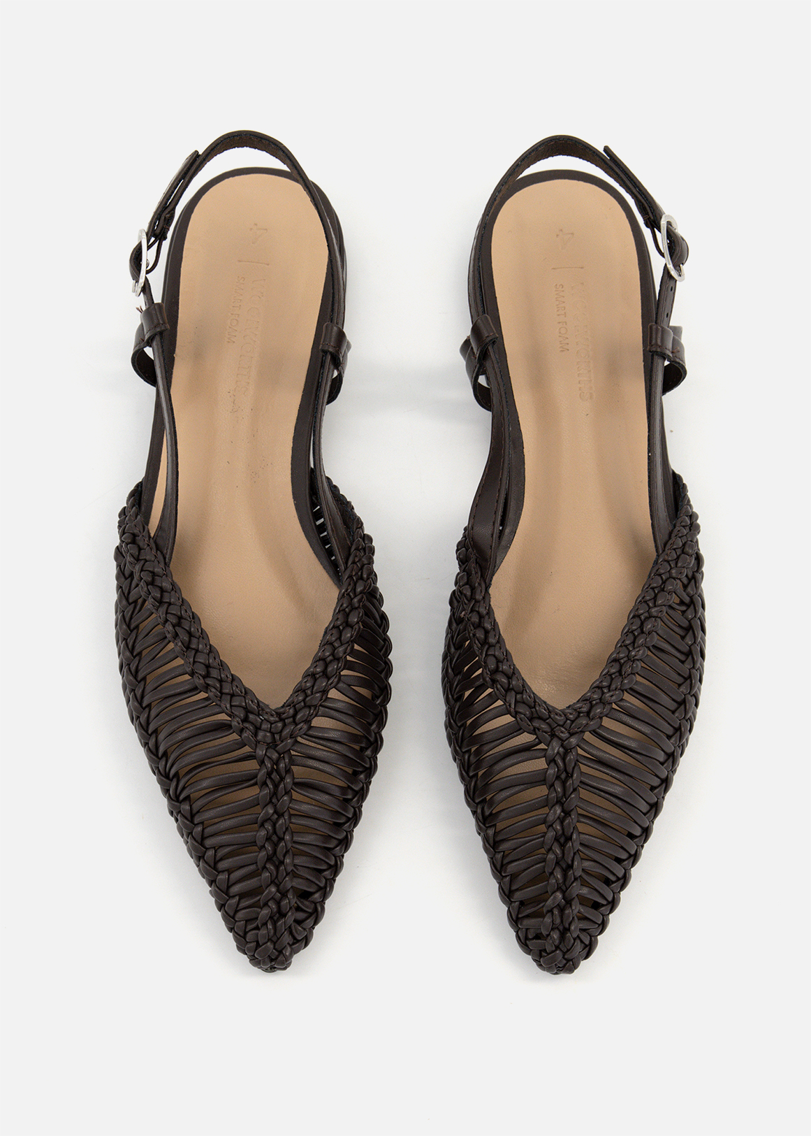 Pointy Slingback Woven Pumps | Woolworths.co.za