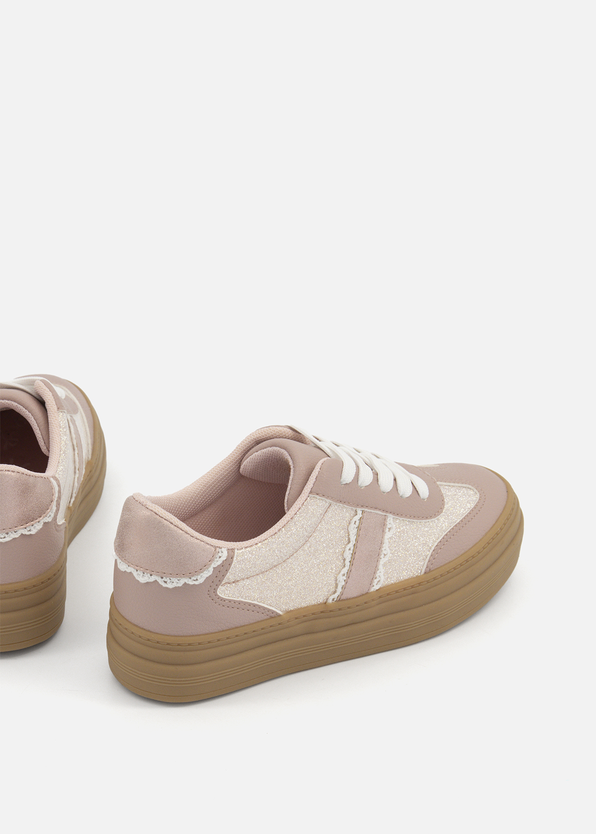 Gumsole Platform Lace-up Sneakers (Size 12-6) Older Girl