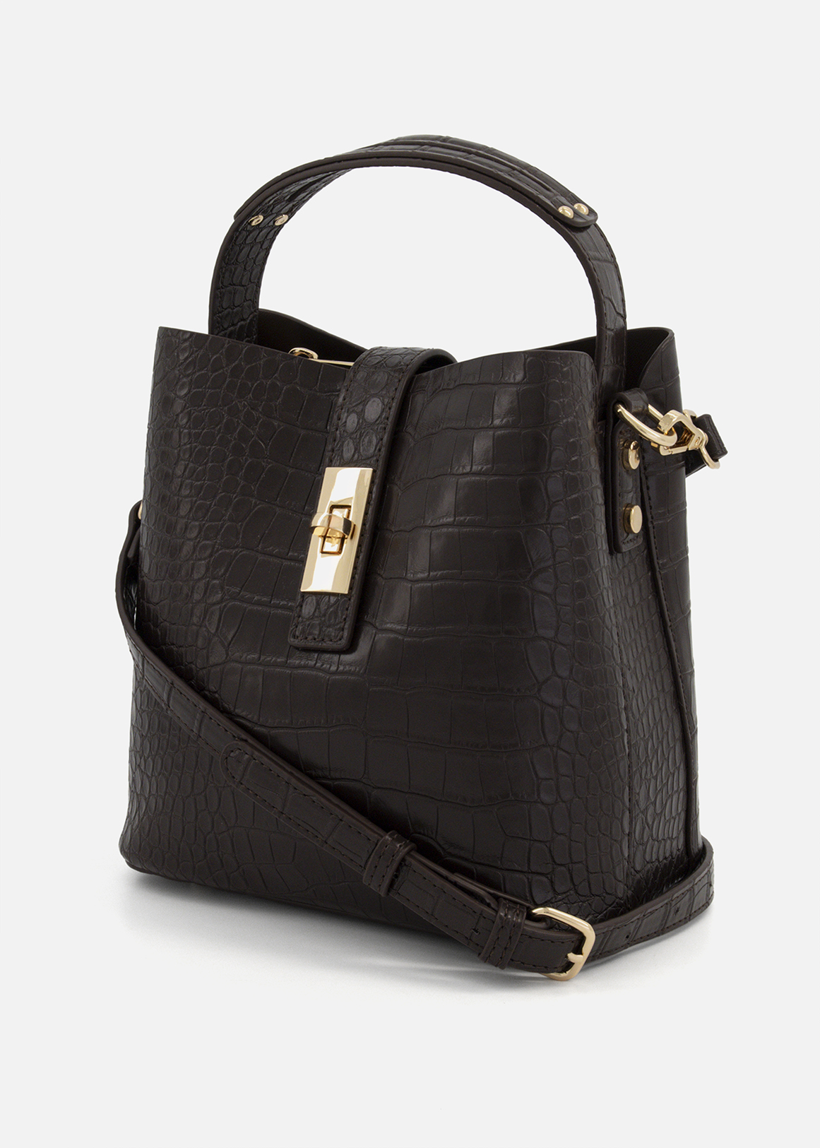 Faux Crocodile Bucket Bag | Woolworths.co.za