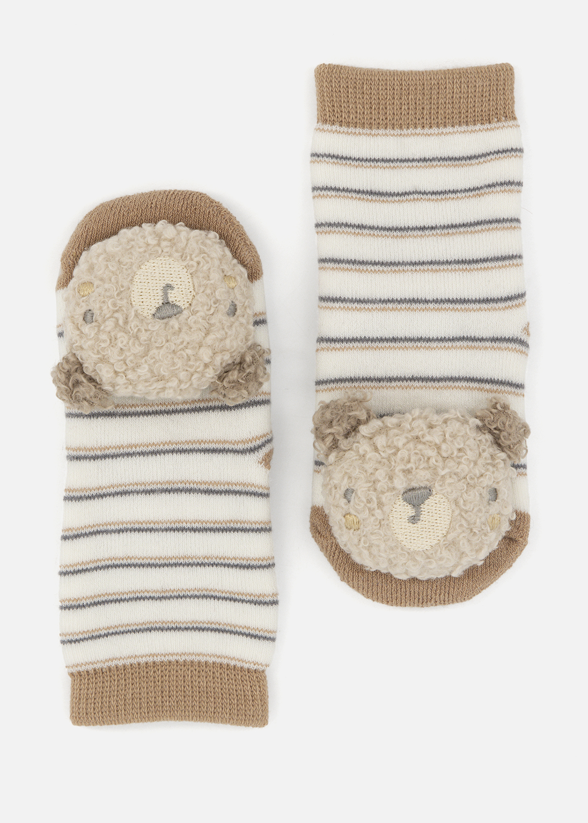 Borg Bear Cotton Rich Rattle Socks | Woolworths.co.za