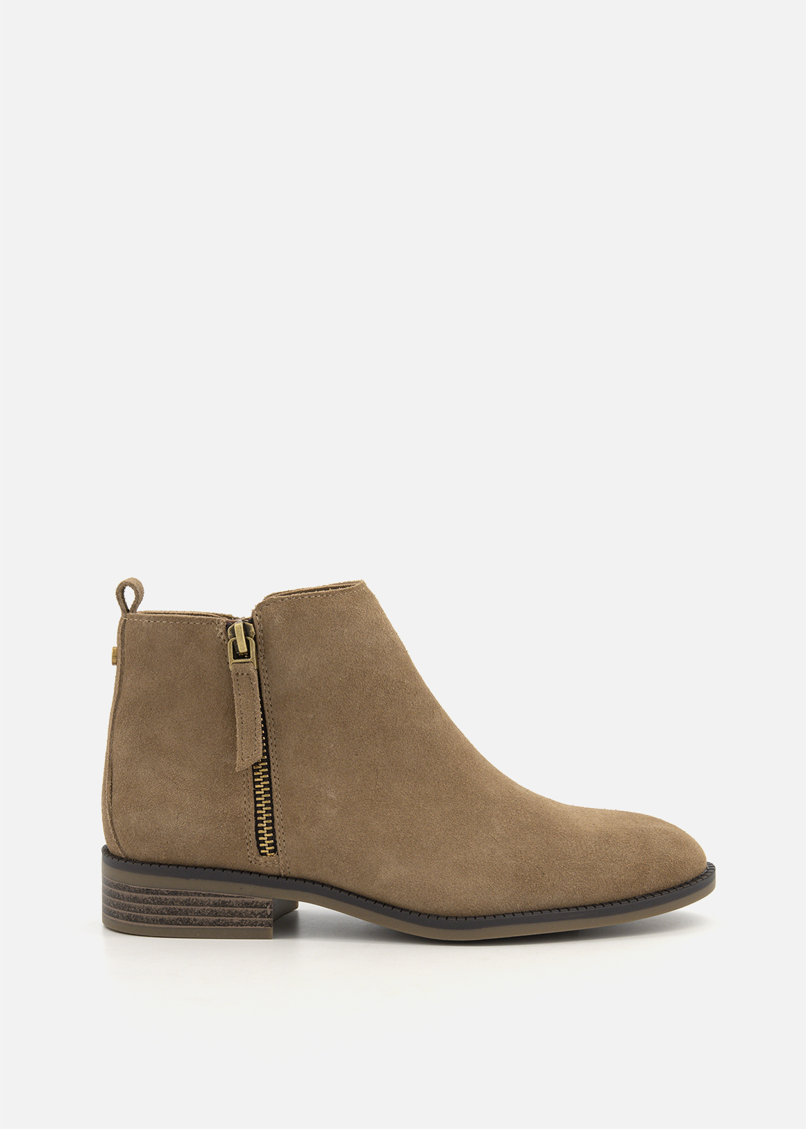 Side Zip Genuine Suede Ankle Boots | Woolworths.co.za