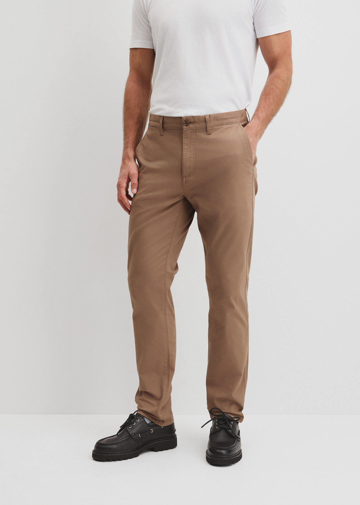Australian Cotton Tapered Fit Stretch Chino | Woolworths.co.za