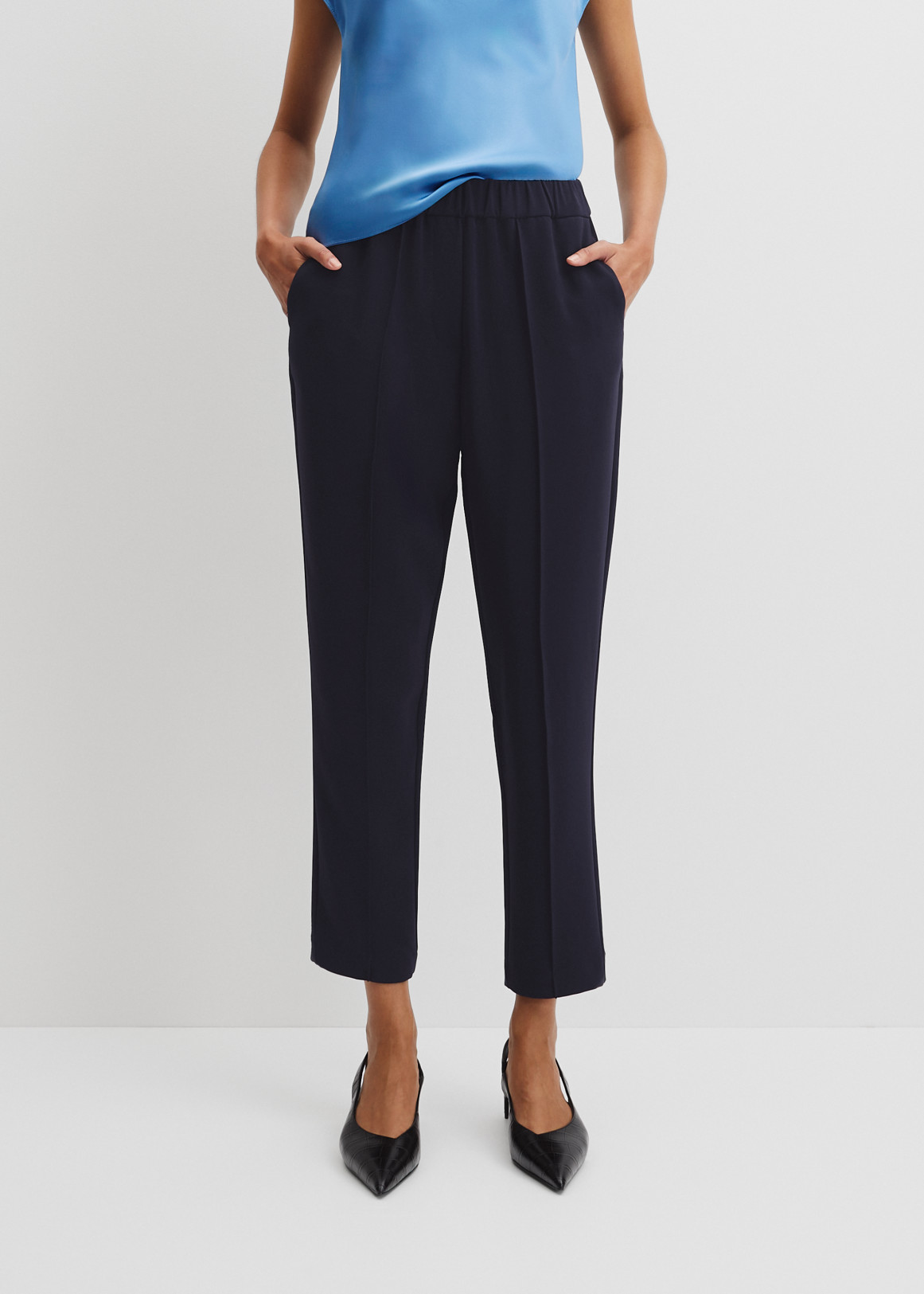 pois splash pants ネイビー　S Pull on Tapered PA | Woolworths.co.za