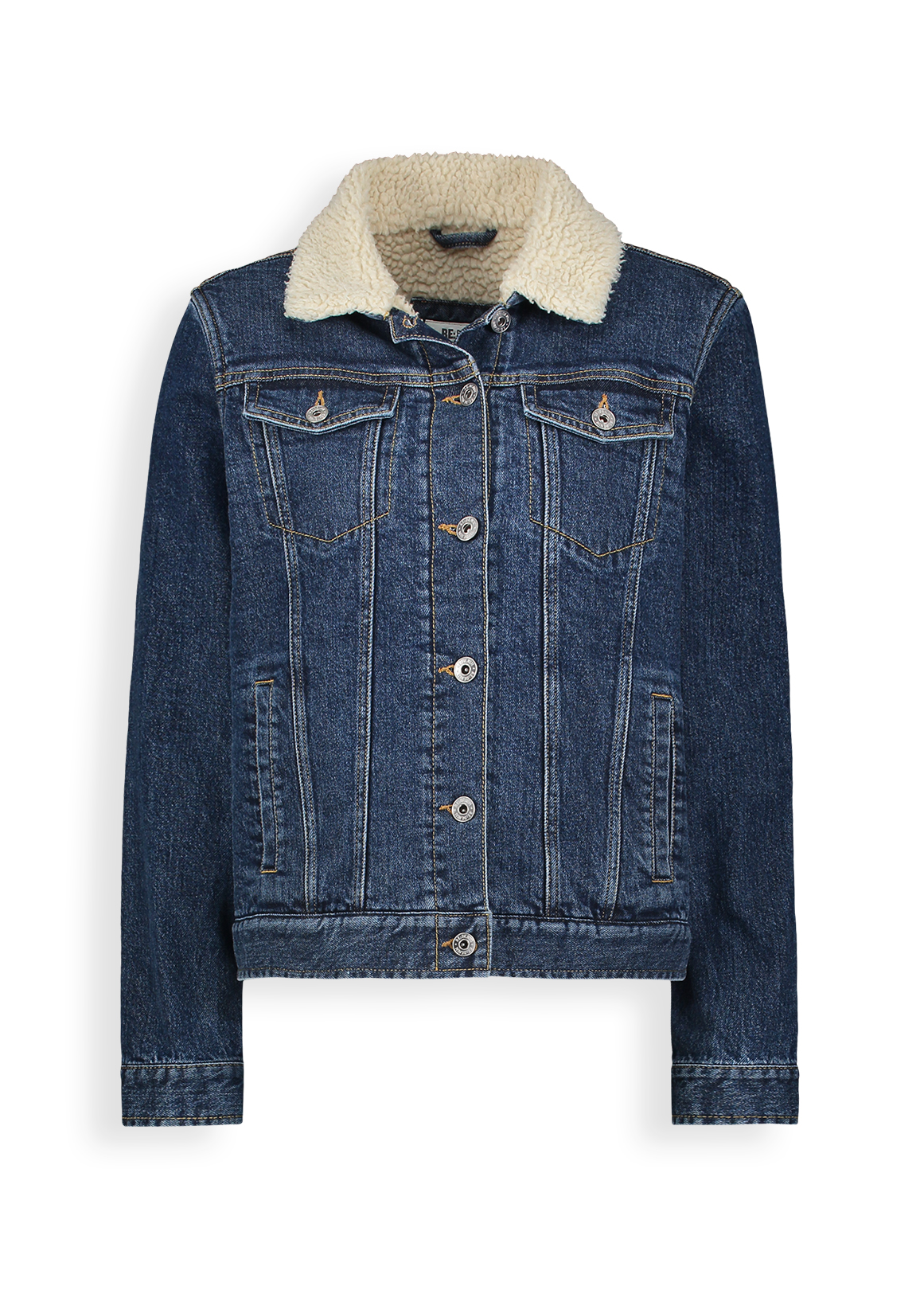 Sherpa Collar Denim Jacket | Woolworths.co.za