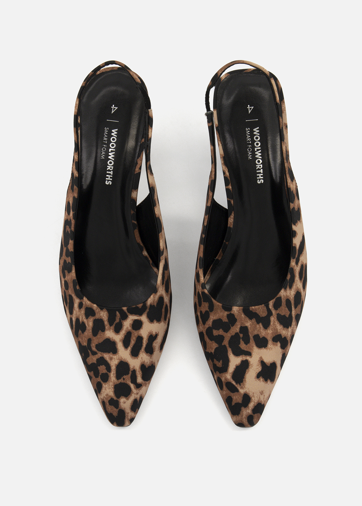 ROUGE HEEL トライアルセット ヒョウ柄 Slingback Block Heel Court Shoes | Woolworths.co.za