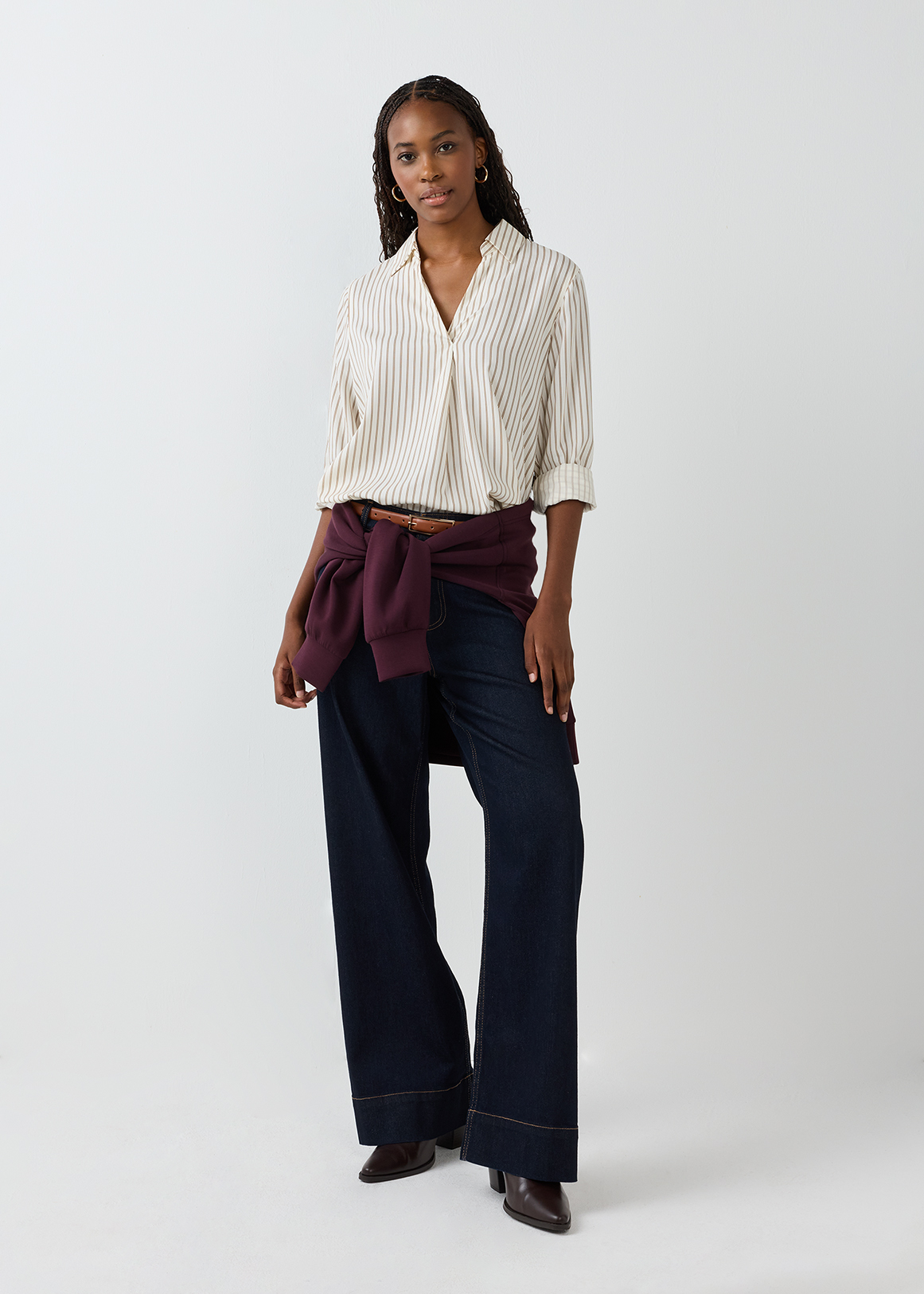 Split Neck Viscose Tunic | Woolworths.co.za