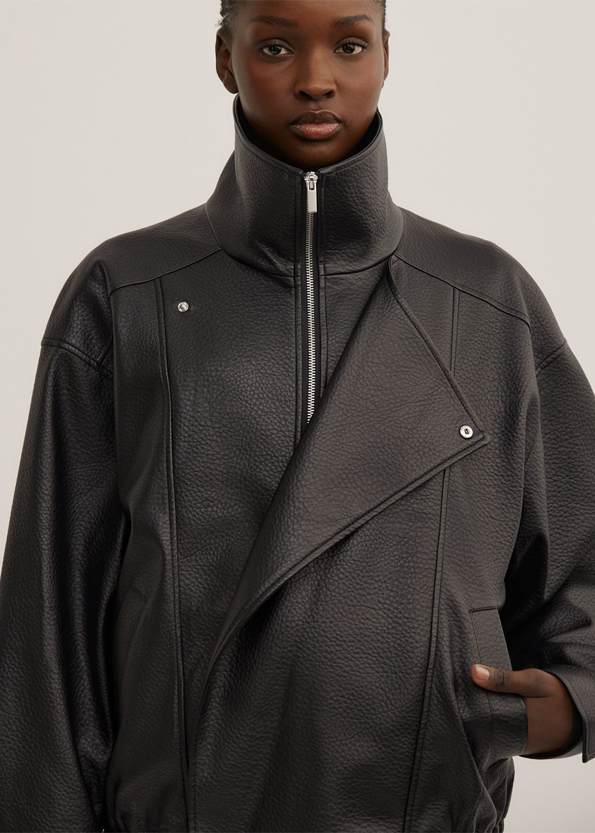 Funnel Neck Bomber Jacket | Woolworths.co.za