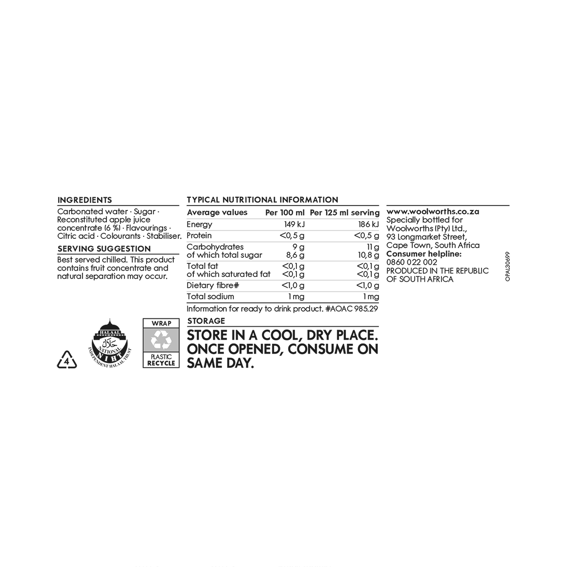 Sparkling Lemon and Bitters Rock Shandy Drink 6 x 275 ml