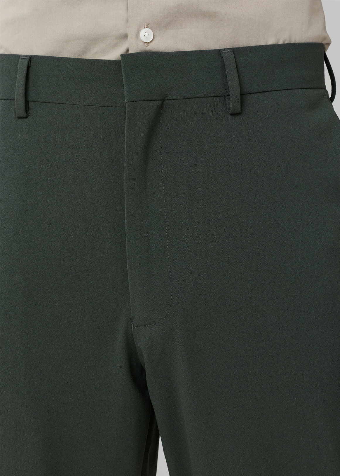 Dark Green Viscose Blend Suit Trousers | Woolworths.co.za