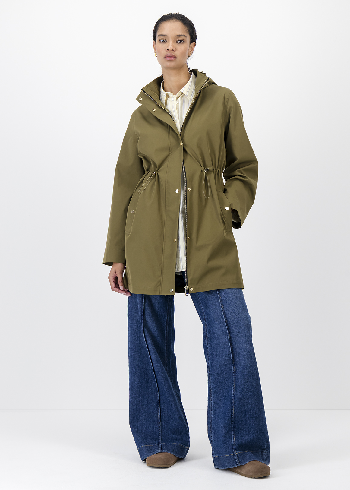 Metallic Trim Hooded Parka Jacket | Woolworths.co.za