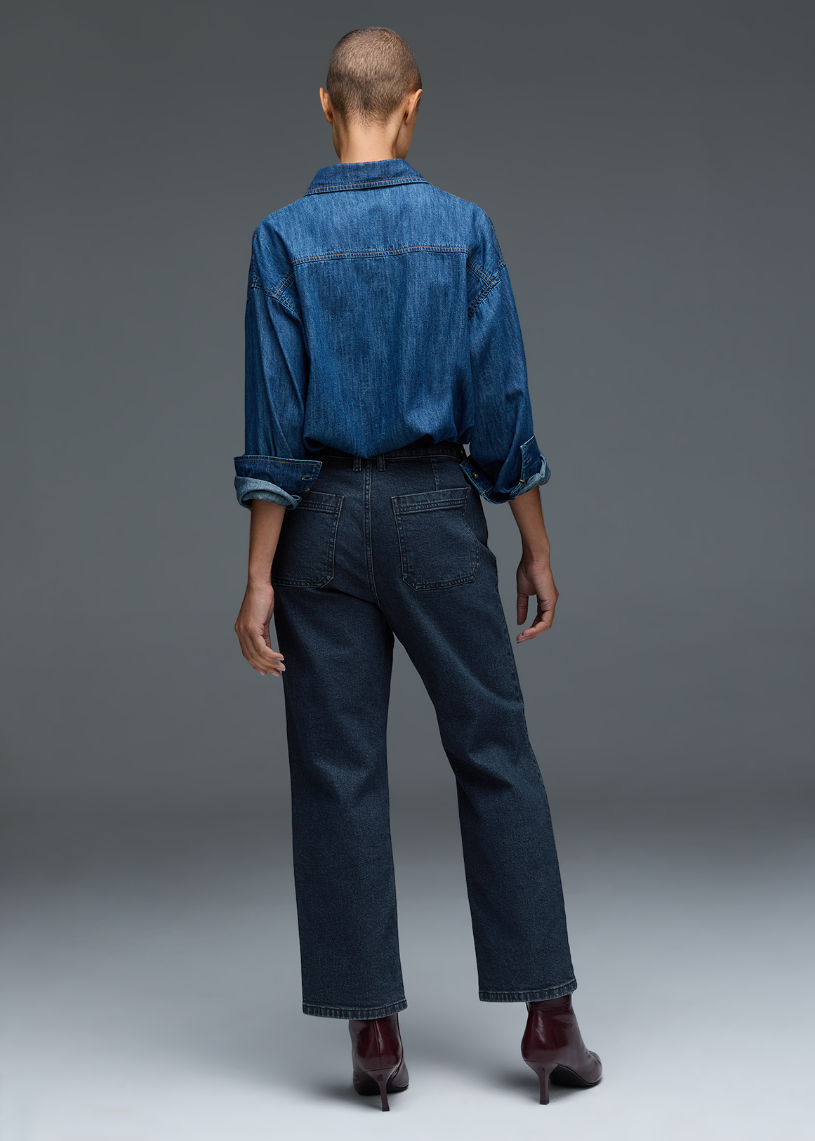 Cropped High Rise Straight Leg Jeans | Woolworths.co.za