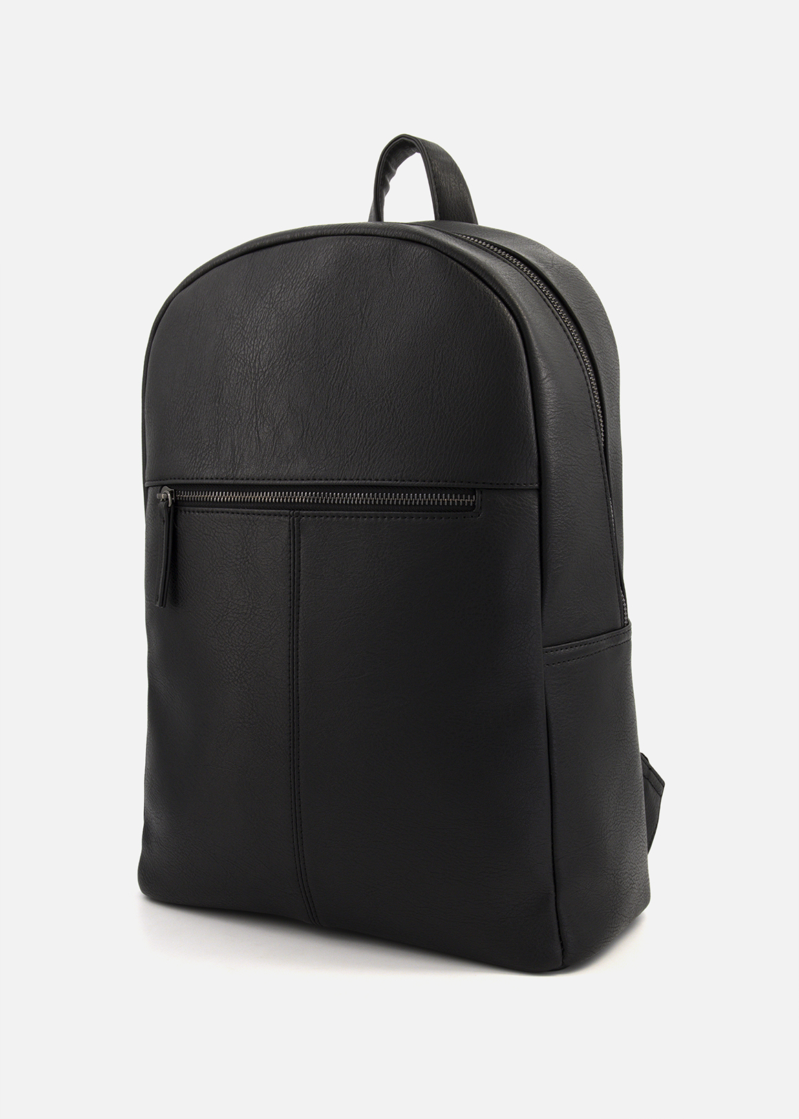 Zip Detail Faux Leather Backpack | Woolworths.co.za